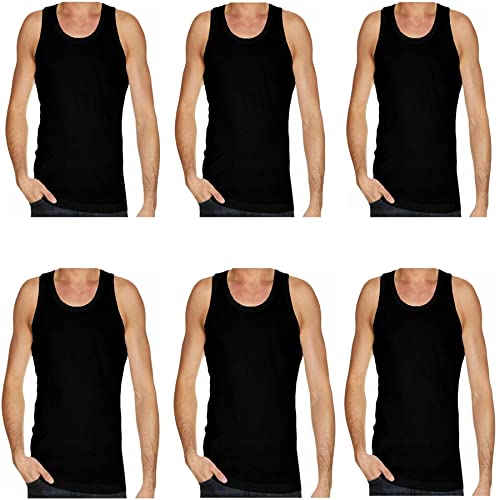 Plain Black Pack of 6
