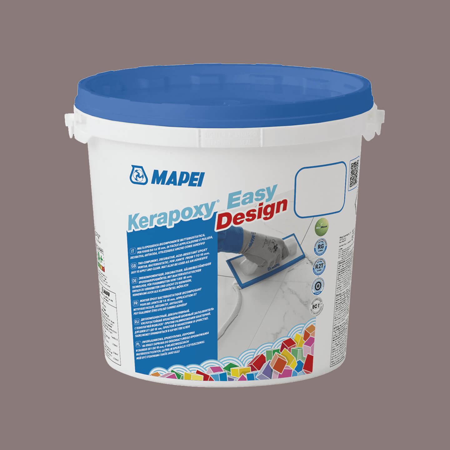 Mapei Kerapoxy Easy Design 3kg Epoxy Grout - Linen 187 - Crack-Resistant Tile & Stone Grout for Bathroom, Kitchen & Flooring