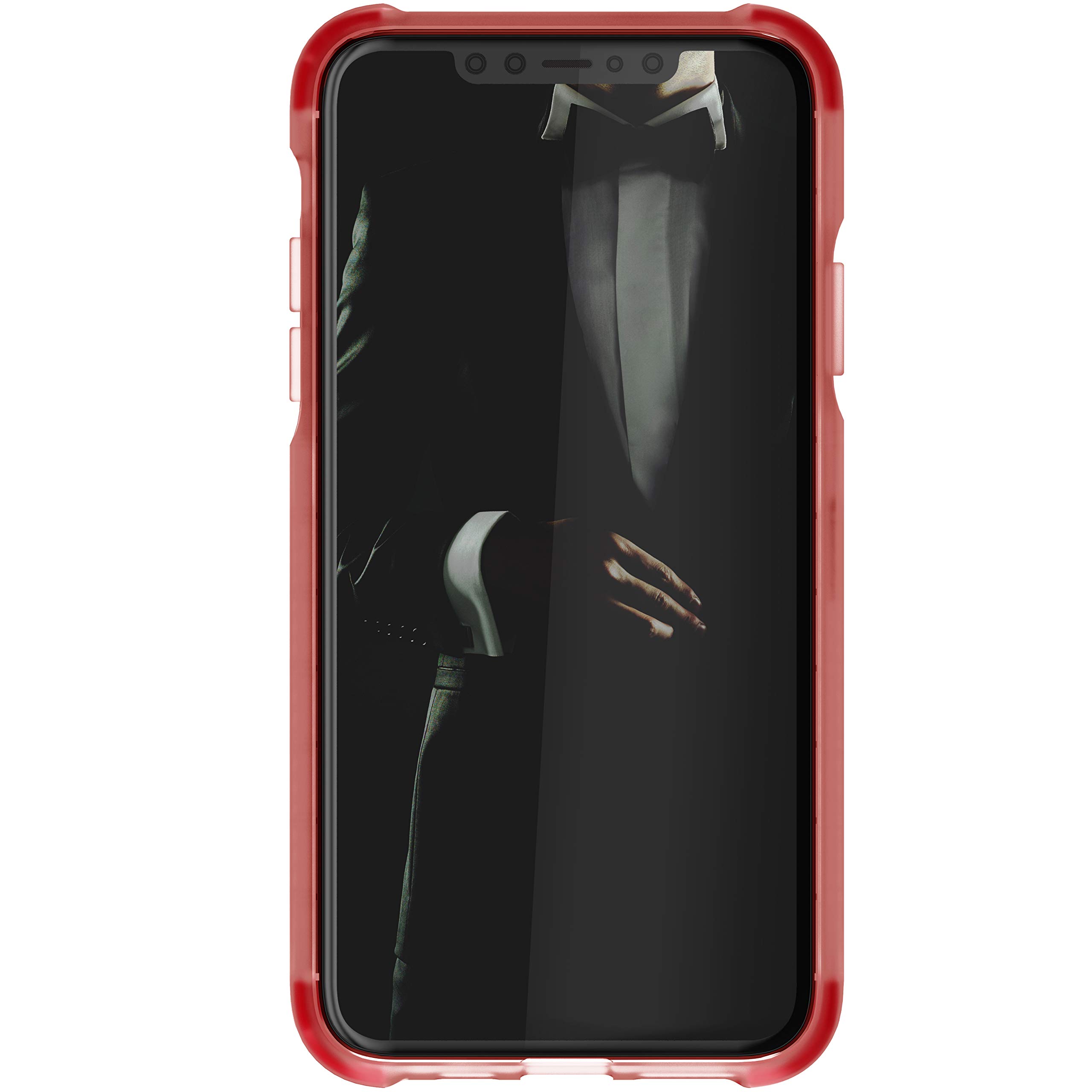 Ghostek Covert Clear iPhone 11 Pro Max Case - Ultra Slim Shockproof Protective Cover with Grip Bumper | Wireless Charging Compatible for iPhone 11 Pro Max (6.5 Inch) | Perfect for Everyday Use, Travel & Outdoor Activities (Pink)