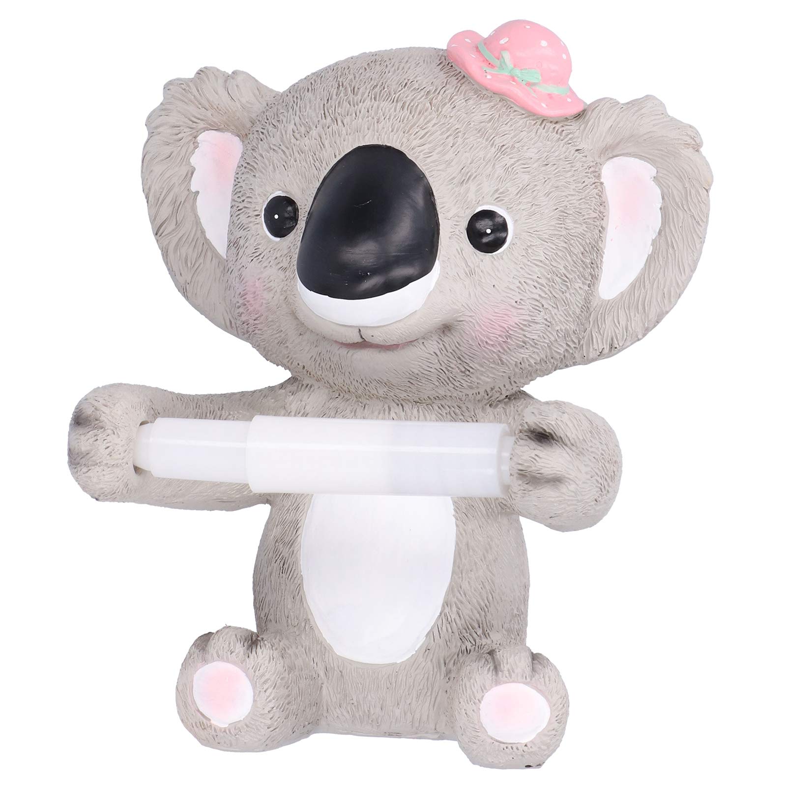 Durable Resin Toilet Paper Holder & Paper Towel Holder - Cute Desk Organizer for Bathroom, Kitchen, Bookcase & Shelf Partition - Perfect for Home & Office Use