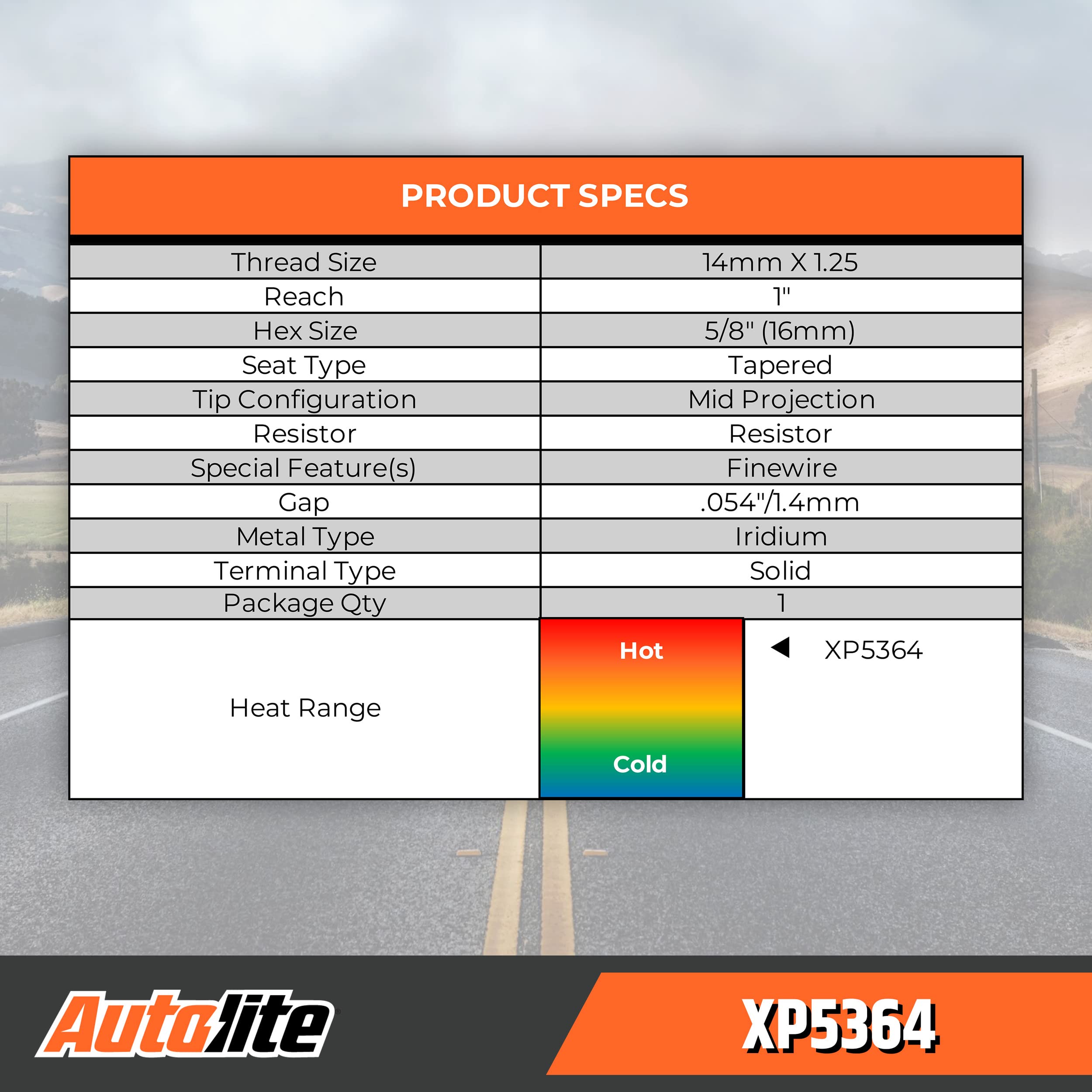 Autolite Iridium XP XP5364 Spark Plugs - 4 Pack High Performance Automotive Replacement for Improved Fuel Efficiency & Engine Power - Ideal for Cars, Trucks & SUVs