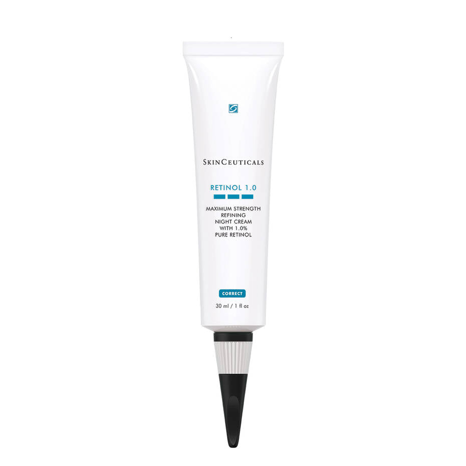 SkinCeuticals Retinol 1.0 Maximum Strength Anti-Aging Night Cream - Reduce Wrinkles & Fine Lines - Dermatologist Recommended Skincare for Face & Neck - Perfect for Nighttime Routine & Mature Skin Care