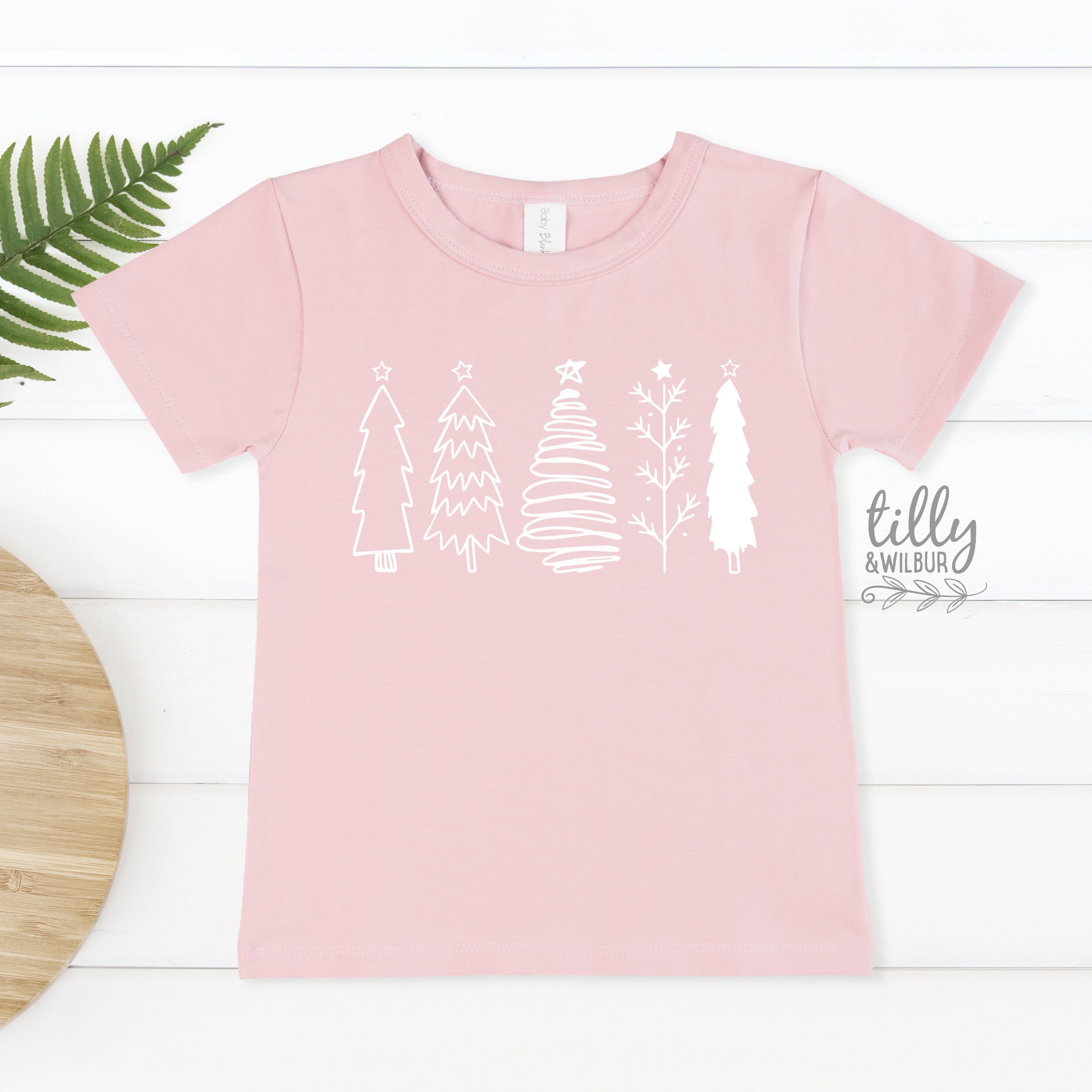 Christmas Tree Graphic T-Shirt for Women & Men - White & More Colors - Holiday Party & Casual Wear