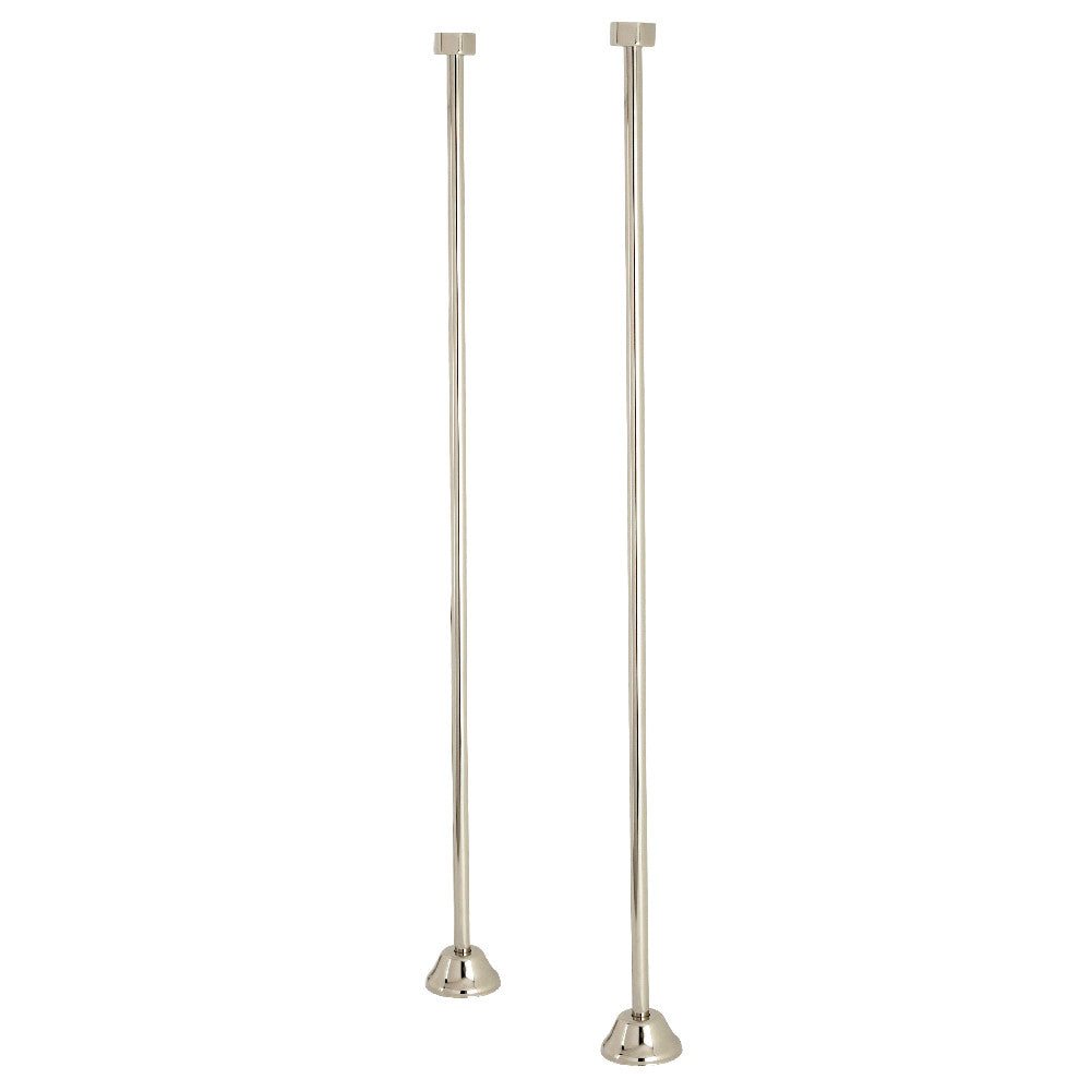 Kingston Brass CC485 Straight Bath Supply - Chrome Plated Brass Faucet for Bathroom Sink - Perfect for Modern Home & Commercial Use