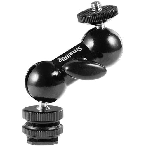 SmallRig Double Ball Head Mount with Cold Shoe & 1/4