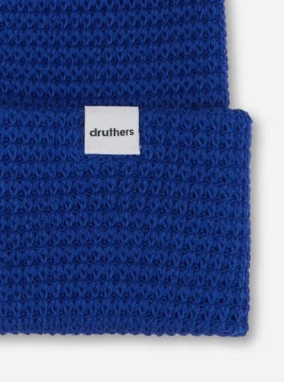 Organic Cotton Waffle Knit Beanie for Men & Women - Soft Winter Hat for Cold Weather - Cozy Unisex Knitted Cap for Outdoor Activities, Skiing & Hiking