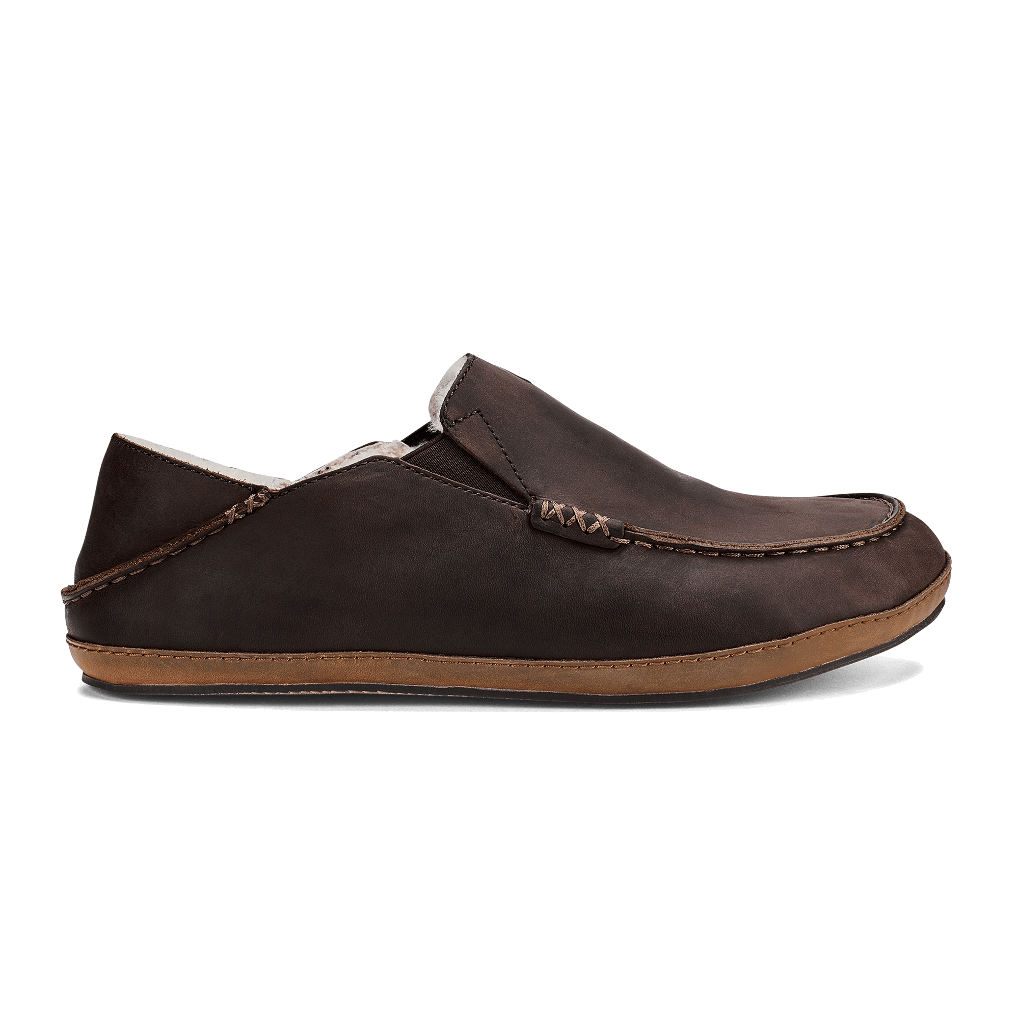 MoloÄ Slippers for Men & Women - Dark Wood Color Comfortable House Shoes - Perfect for Indoor, Lounge & Spa Use