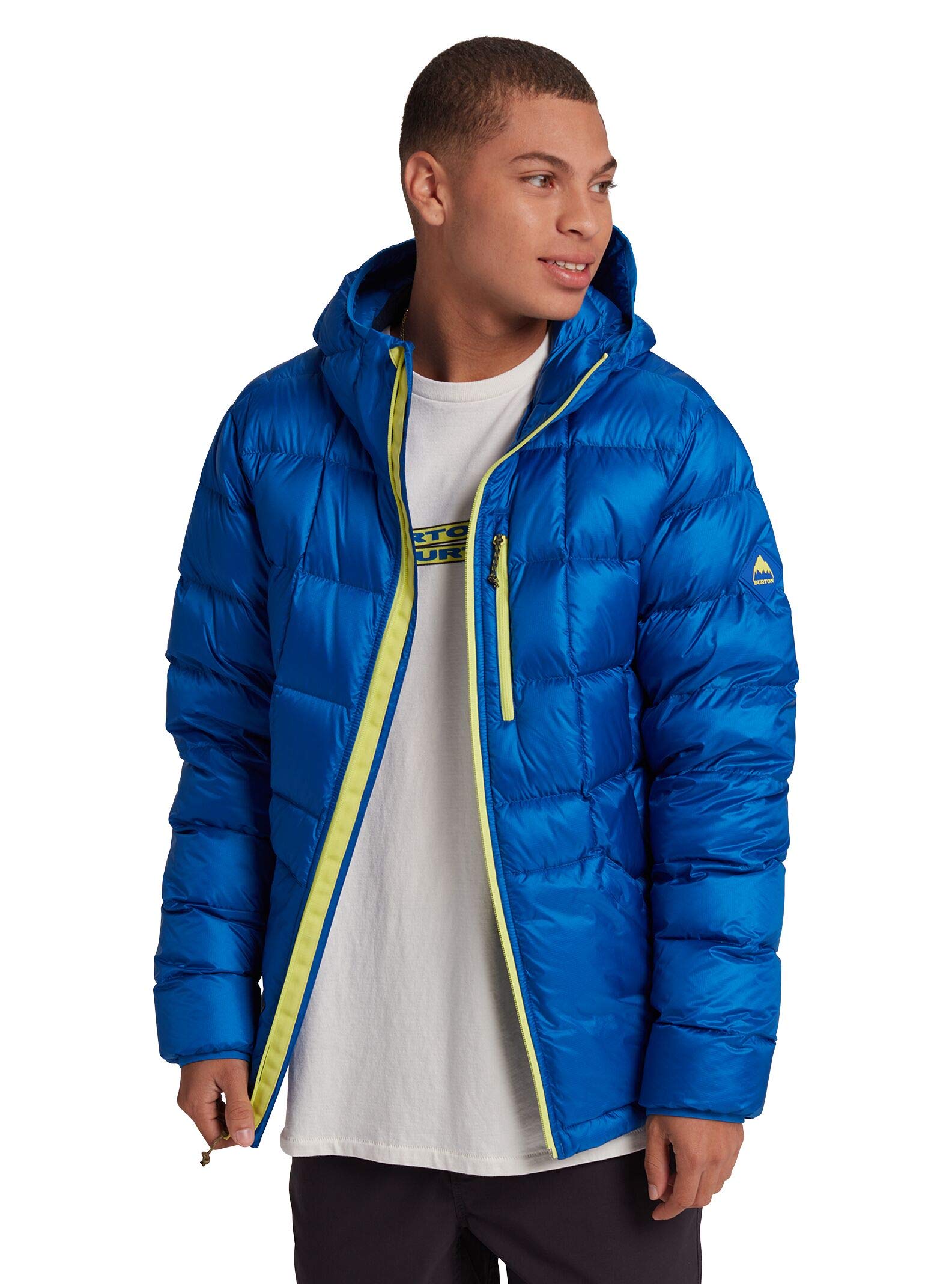 Burton Evergreen Down Hooded Insulator Jacket for Men - Lightweight Warm Winter Coat for Skiing, Hiking & Outdoor Activities