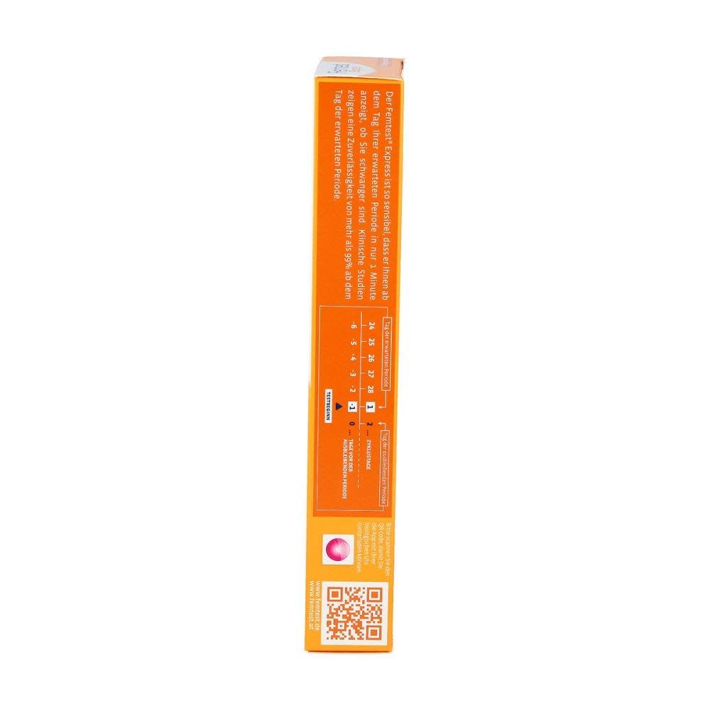 FEMTEST Express Pregnancy Test Kit - Early Detection, Fast & Accurate Results - 50g - Home Use, Doctor-Recommended for Women's Health
