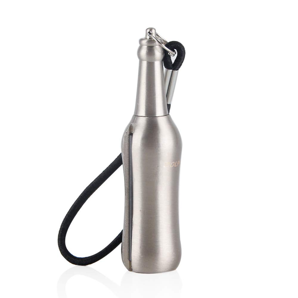 Waterproof Permanent Match Keychain - Portable Flint Metal Fire Starter for Camping, Hiking & Emergency Survival Kits | Reusable Outdoor Lighter