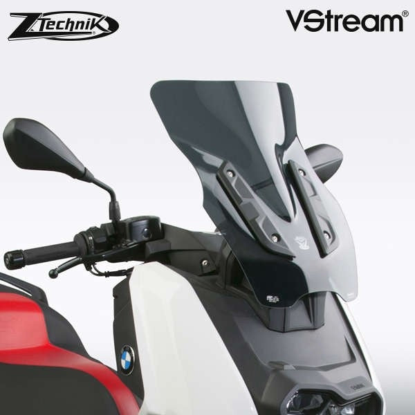 ZTechnik C400X VStream® Sport Windshield for Motorcycles - High Performance Wind Protection for Harley, Honda, Kawasaki - Perfect for Touring & Long Rides