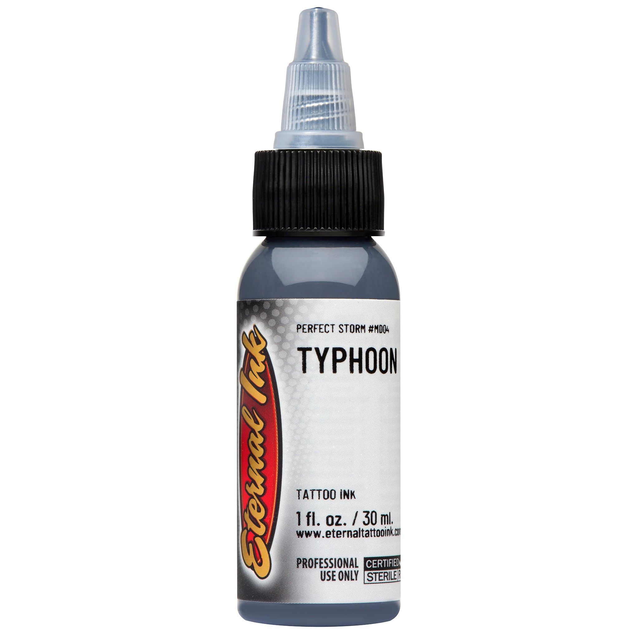 Eternal Perfect Storm Typhoon Ink 1oz - Premium Tattoo Ink for Professional Artists - Ideal for Tattooing, Body Art & Permanent Makeup