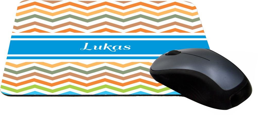 Lukas Blue Chevron Gaming Mouse Pad - Lightning Series Non-Slip Surface (MPSQ-RK-5107) for PC, Laptop, Office & Esports