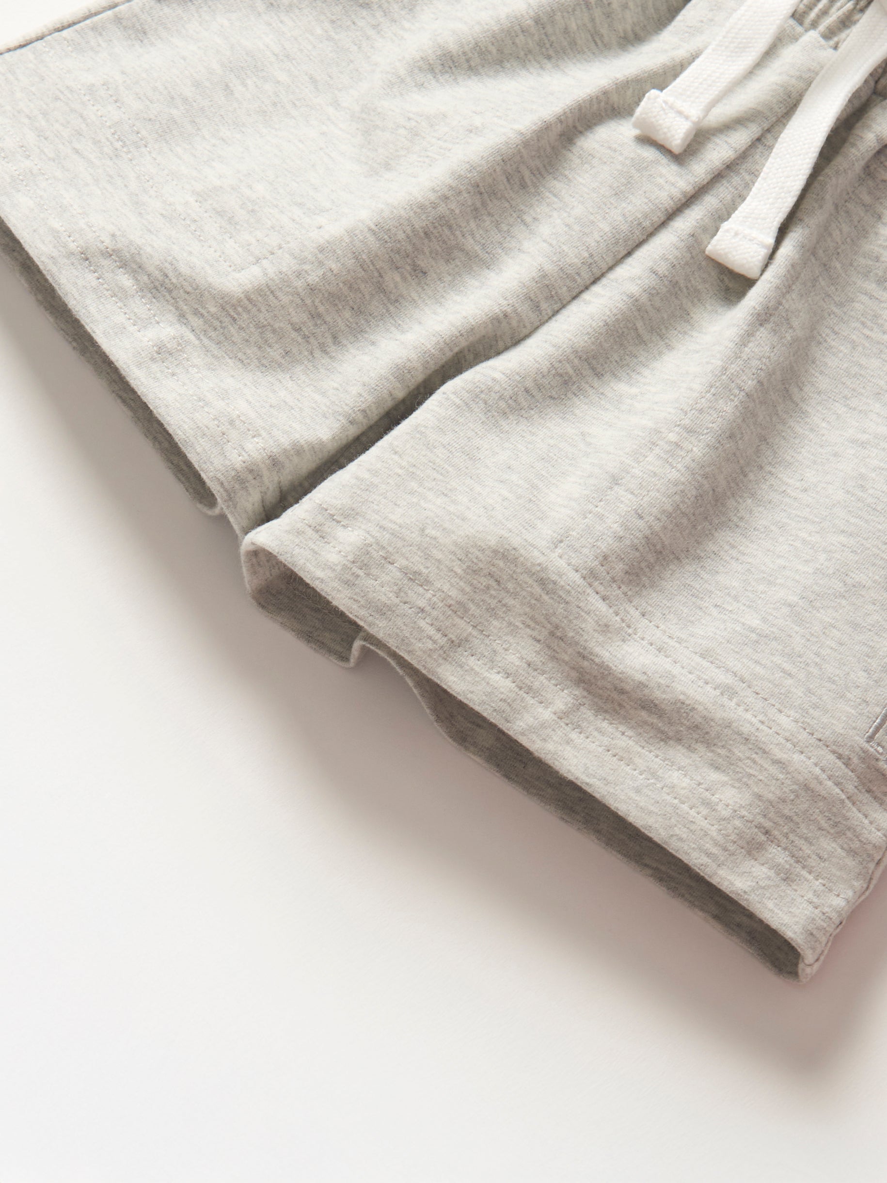 Stitch Pocket Jersey Shorts - Light Heather Grey | Comfortable Casual Wear for Men & Women | Perfect for Summer, Gym, Lounge & Everyday Outfits