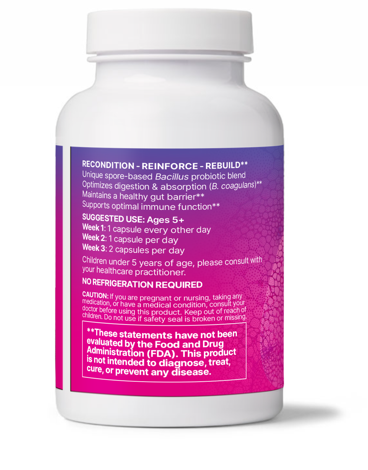 Microbiome Labs MegaSporeBiotic Probiotic Supplement - 60 Capsules for Gut Health & Immune Support - Ideal for Digestive Wellness & Daily Immune Boosting