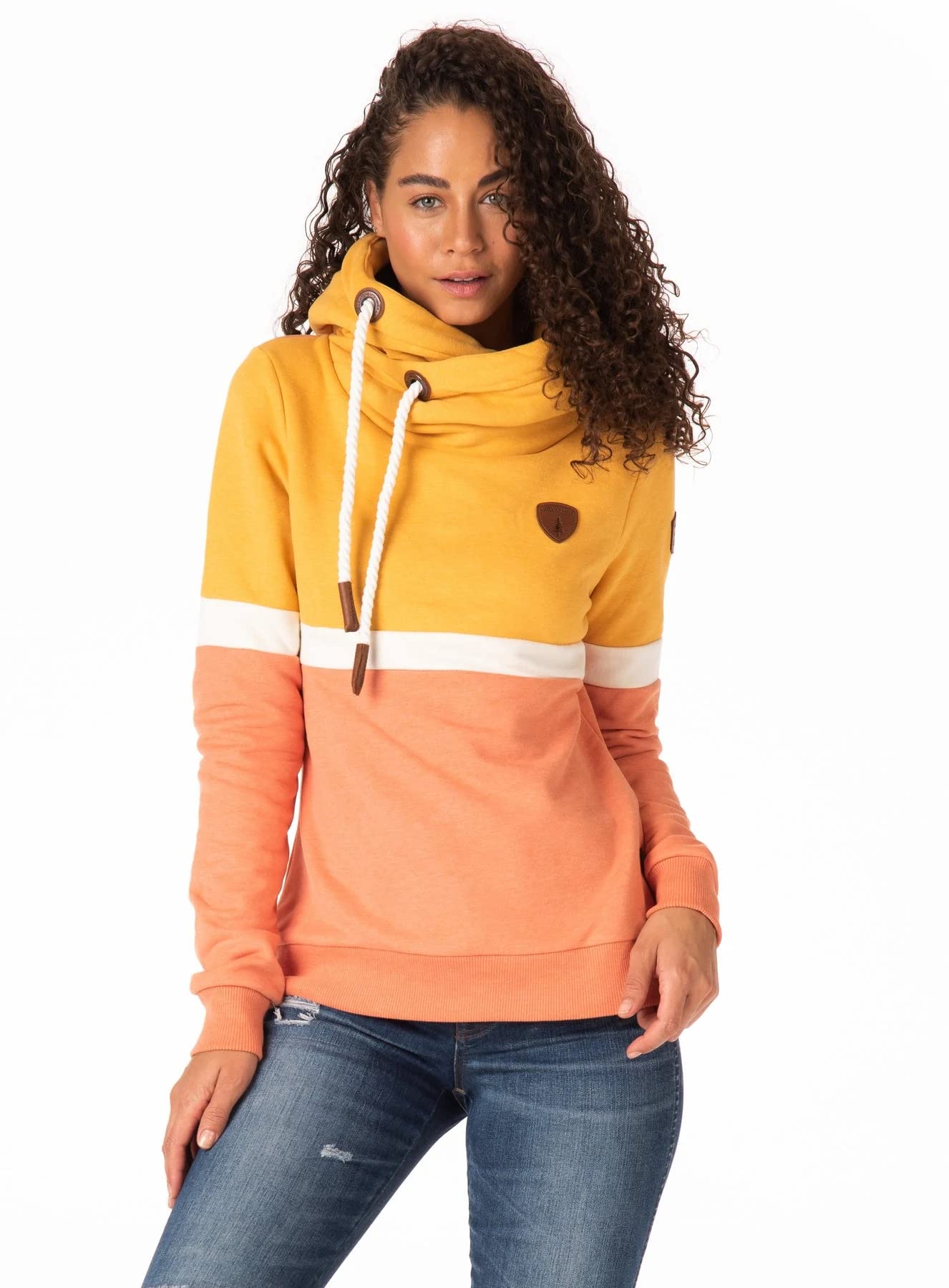 Wanakome Women's Shana Sunflower Print Hoodie - Soft Fleece Pullover for Casual Wear, Street Style & Outdoor Activities