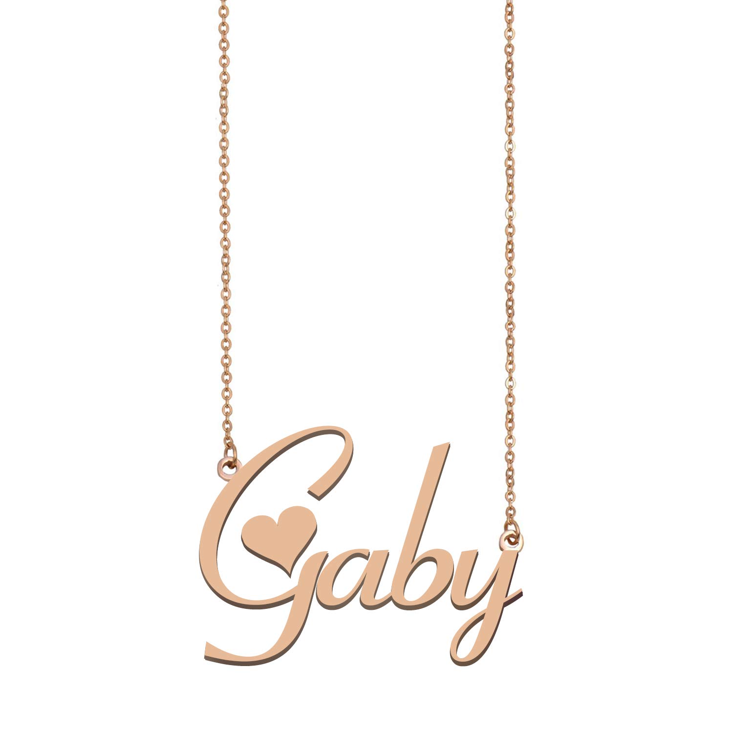 Custom Personalized MoShelly Name Necklace for Girls - Gaby - Perfect Gift for Birthdays, Anniversaries & Special Occasions