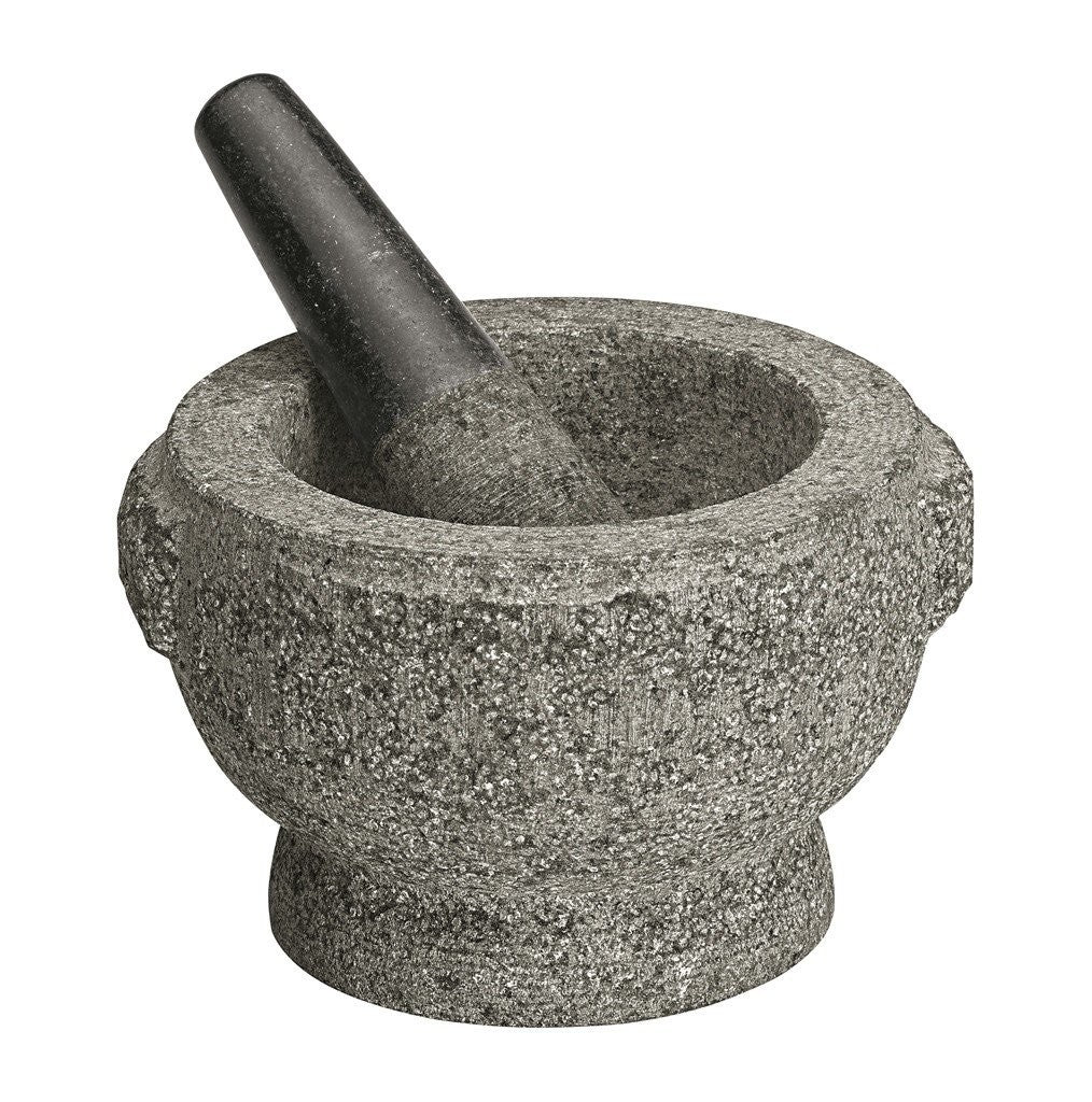 Avanti 17cm Rough Green Mortar and Pestle Set - Natural Stone Spice Grinder for Herbs, Garlic, Peppercorns - Perfect for Cooking, Baking, and Herbal Medicine Preparation