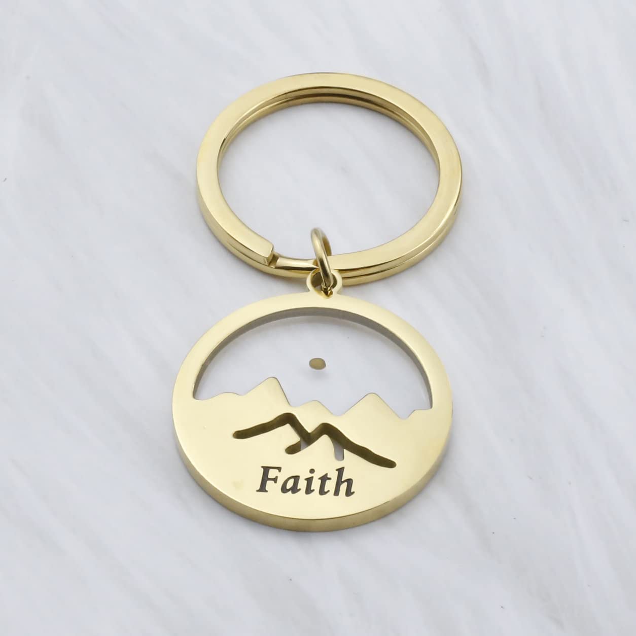 Mustard Seed Keychain - Christian Jewelry with Inspirational Message, Religious Gift for Faith & Encouragement - Perfect for Daily Wear, Bible Study & Prayer