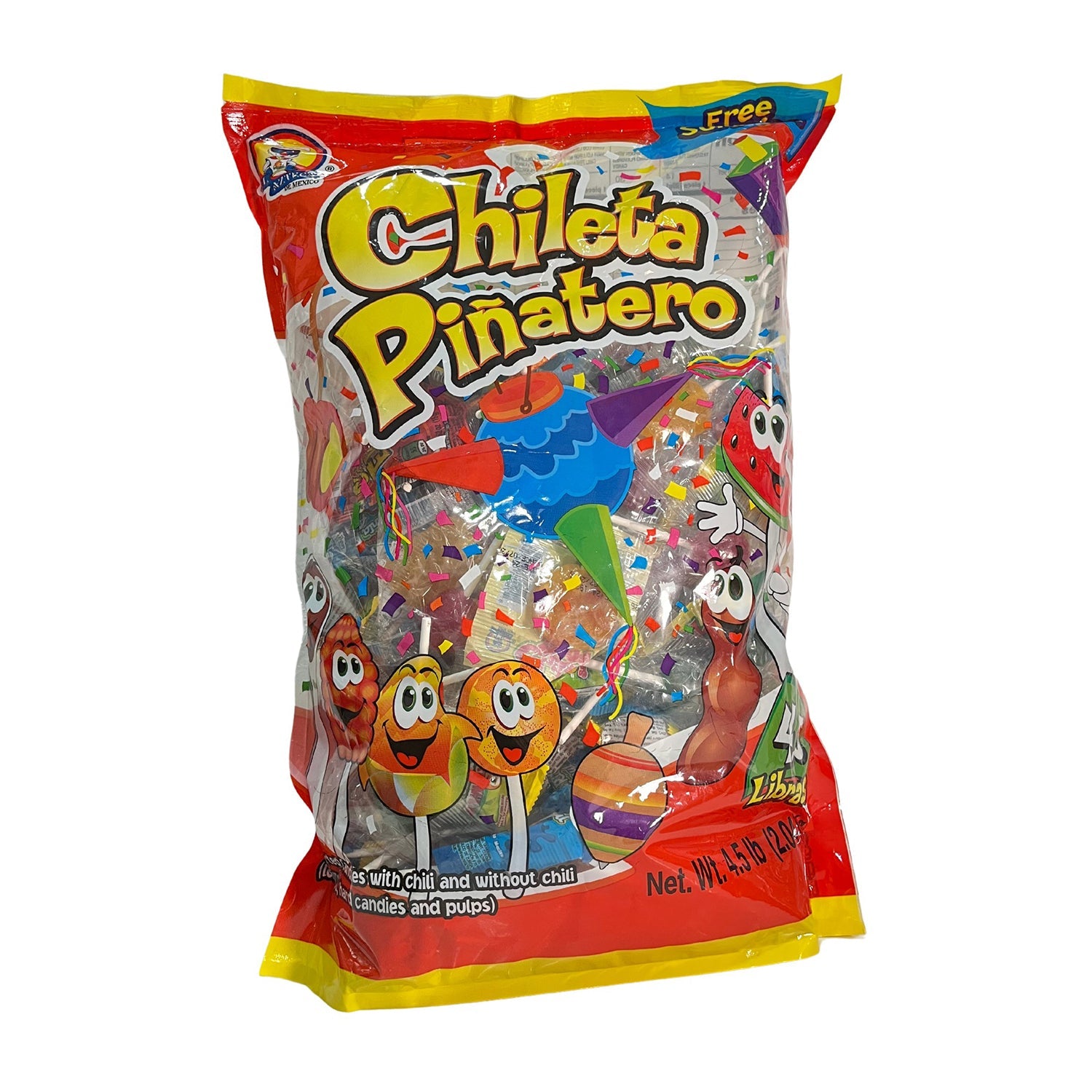 Premium Azteca Chileta Pinatero - 4.5lb Bulk Bag of Authentic Mexican Chili Peppers for Cooking, Salsas, and Traditional Mexican Dishes
