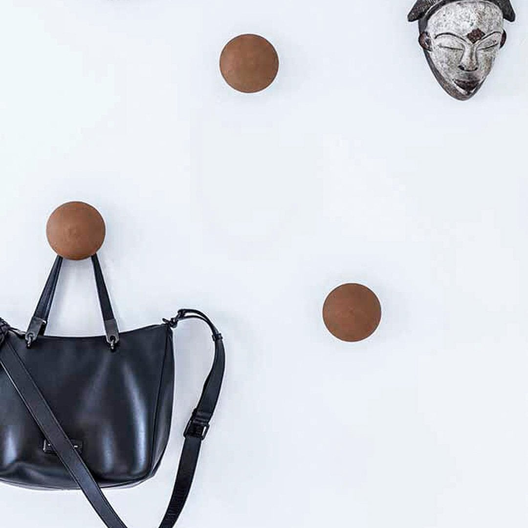 Stylish Button Up Coat Hook - Durable Wall Mounted Hanger for Jackets, Hats & Bags - Perfect for Entryway, Bedroom & Closet Organization