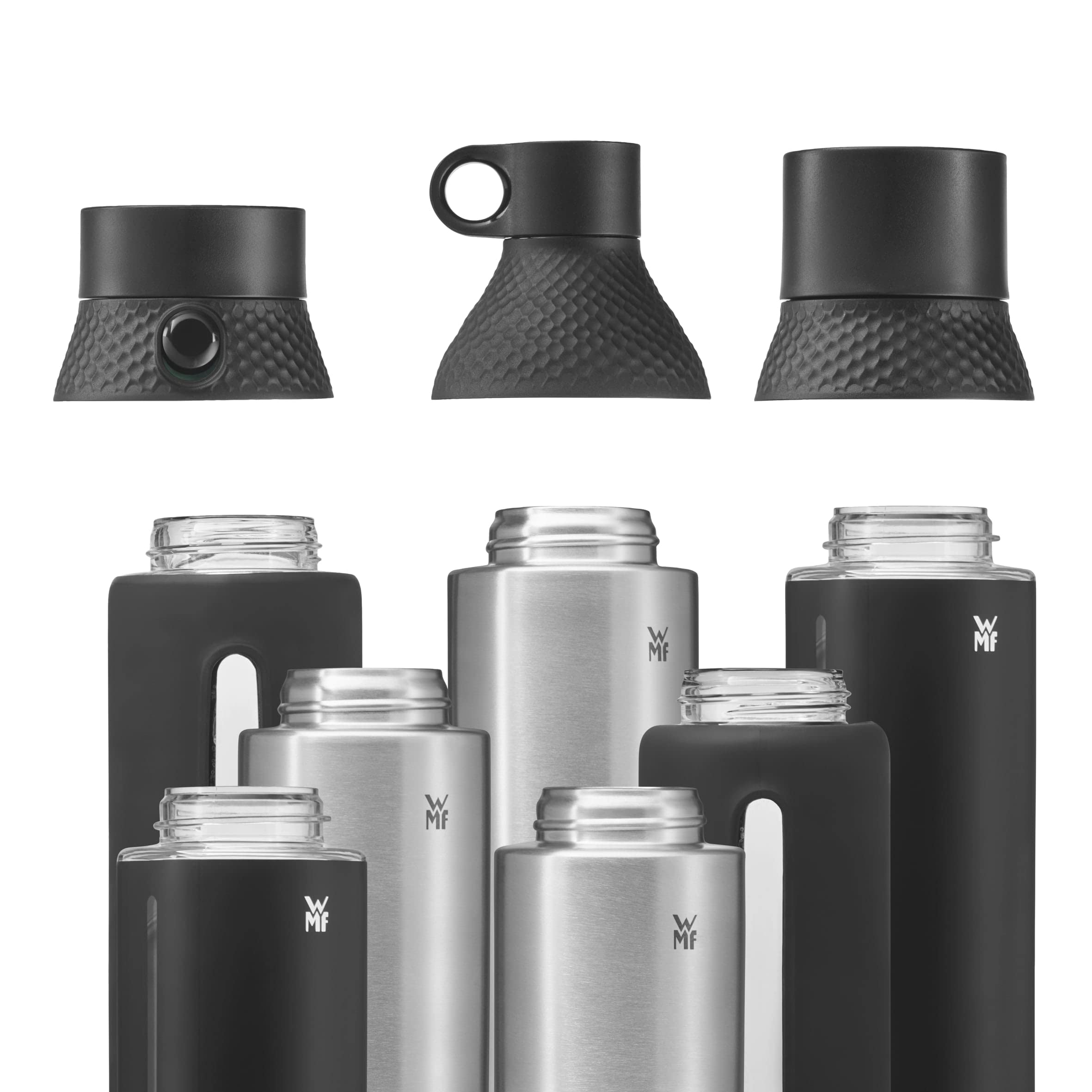 WMF Waterkant Sports Water Bottle 750ml - BPA-Free, Shatterproof & Leak-Proof, One-Hand Opening for Carbonated Drinks - Perfect for Gym, Hiking, Running & Outdoor Activities