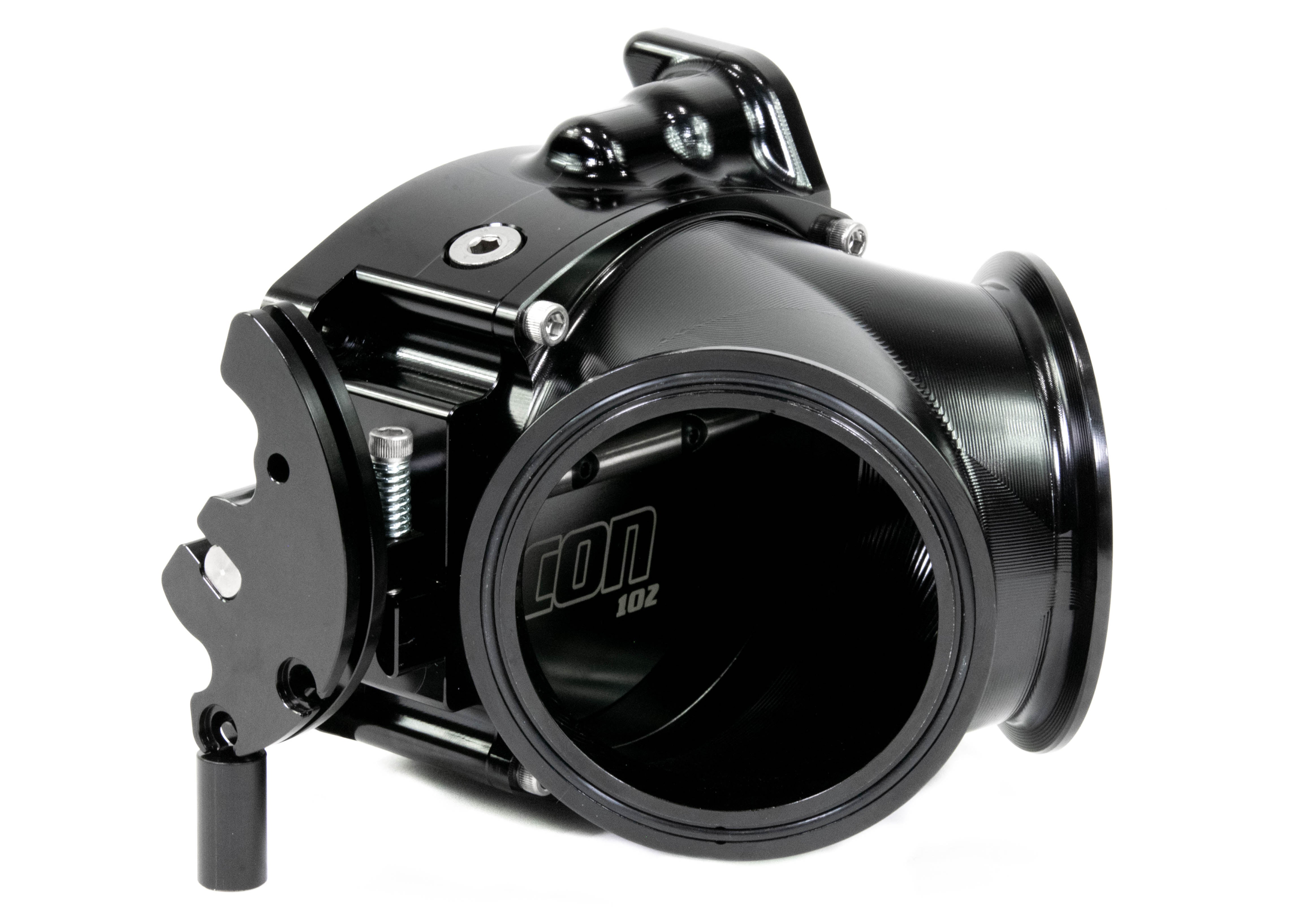 ICON 92/95mm High Performance Cable Drive Throttle Body (Black) - Interchangeable Connection for Ford Mustang, Chevy Camaro - Perfect for Racing & Engine Upgrades