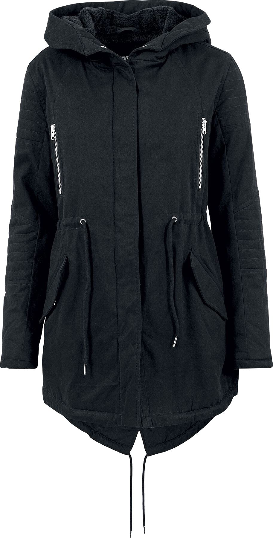 Women's Sherpa Lined Cotton Parka Jacket - Warm Winter Coat for Outdoor Activities, Hiking & Casual Wear