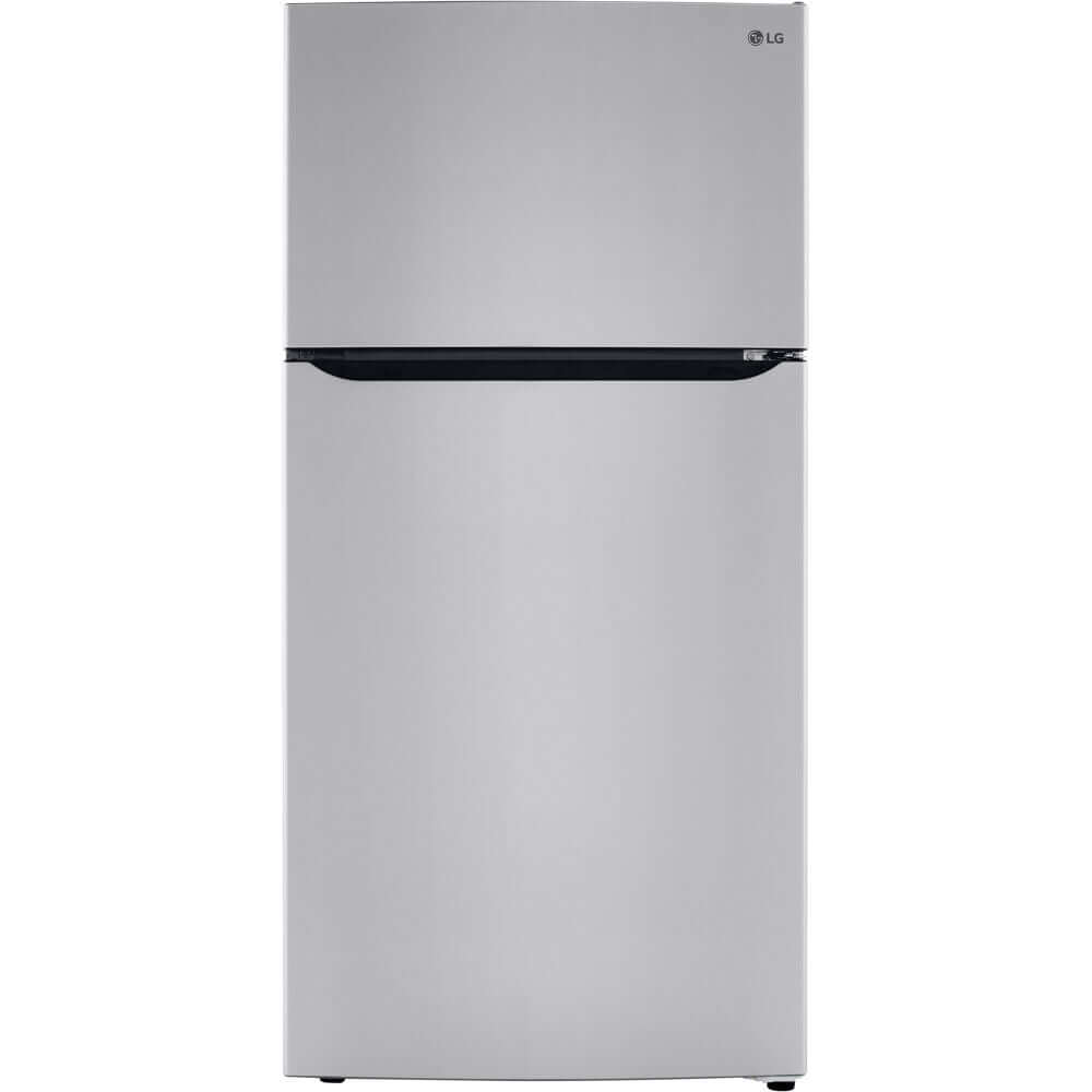 LG 33 Inch Stainless Steel Top Freezer Refrigerator - 24 Cu. Ft. Capacity (LRTLS2403S) | Energy Efficient Kitchen Appliance for Home, Apartment & Office Use