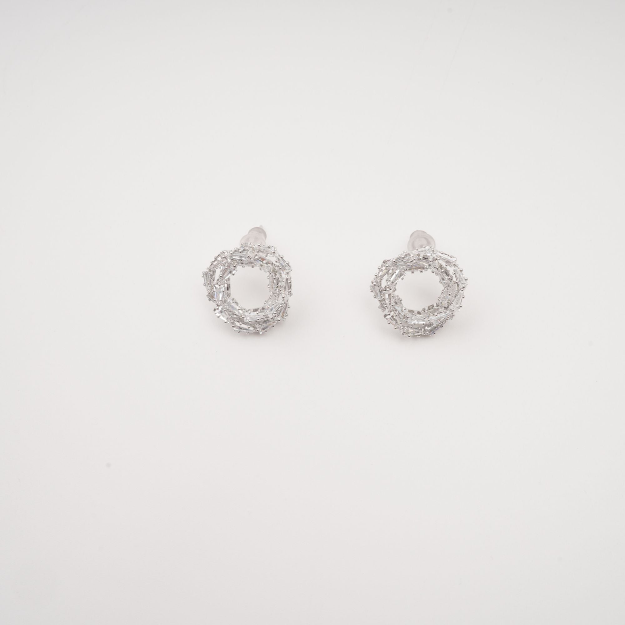 Amelie Crystal Embellished Earrings for Women - Elegant Rhinestone Dangle Earrings for Party, Wedding & Evening Wear
