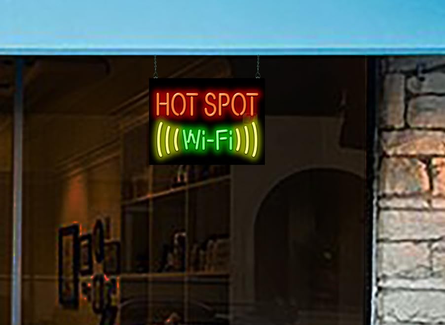 Hot Spot WiFi Neon Sign - 20