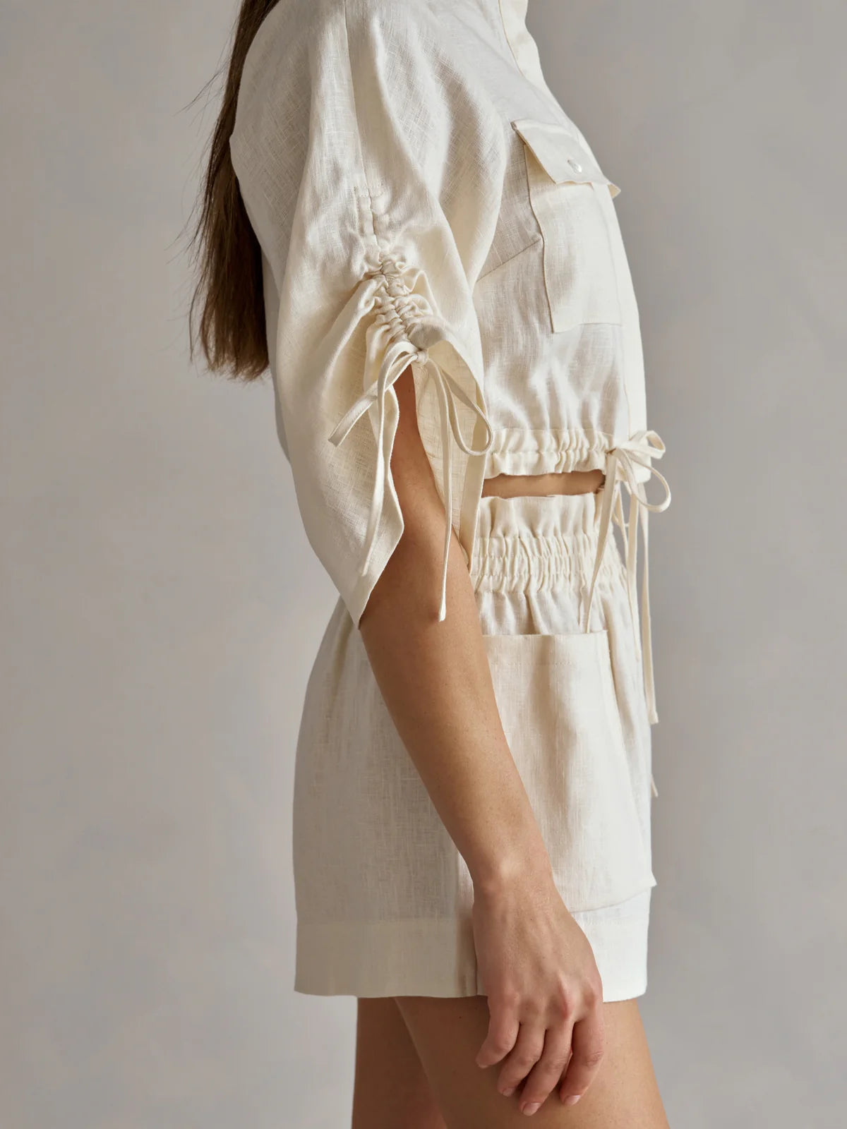 Eva Top Ivory - Women's Elegant Ivory Blouse for Casual & Office Wear | Perfect for Work, Dates & Everyday Outfits