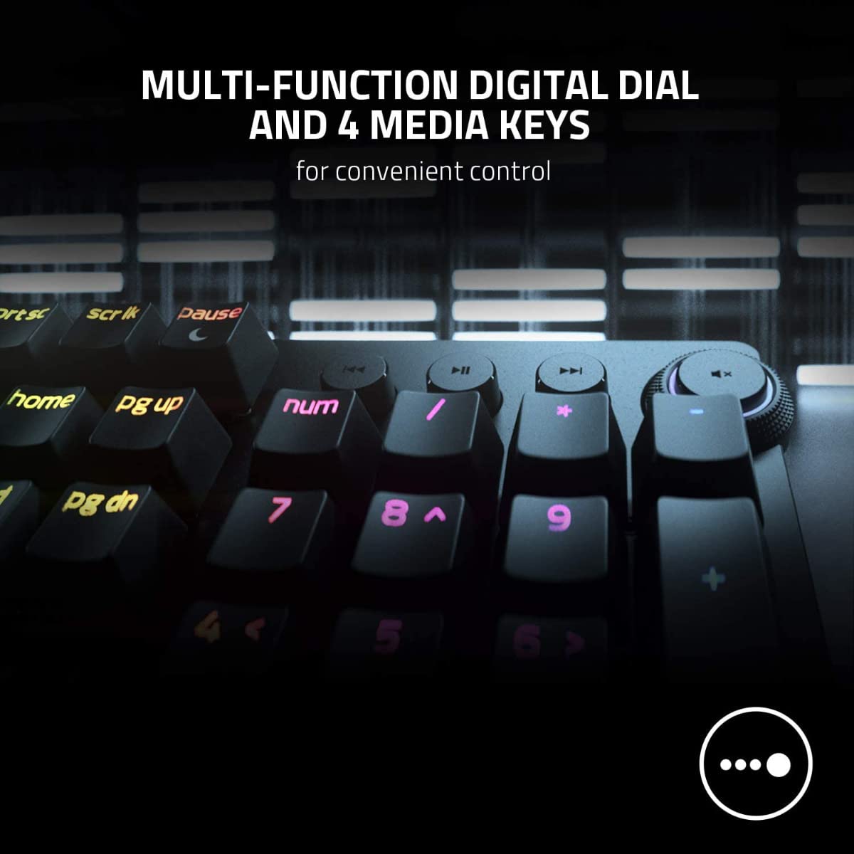 Razer Huntsman V2 Analog Gaming Keyboard - RGB Optical Analog Switches - Fast & Precise for FPS, MMO, and Esports Gaming