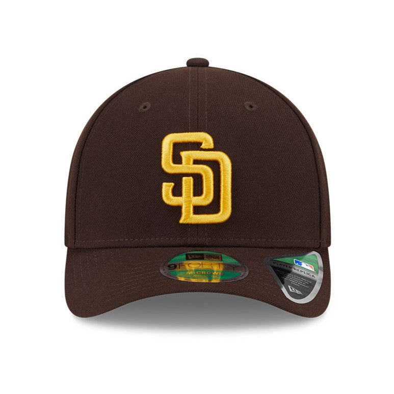 New Era 9Forty M Crown San Diego Padres Snapback Baseball Cap - Adjustable Brown Hat for Men & Women | Perfect for Baseball Games, Streetwear Fashion & Casual Outfits