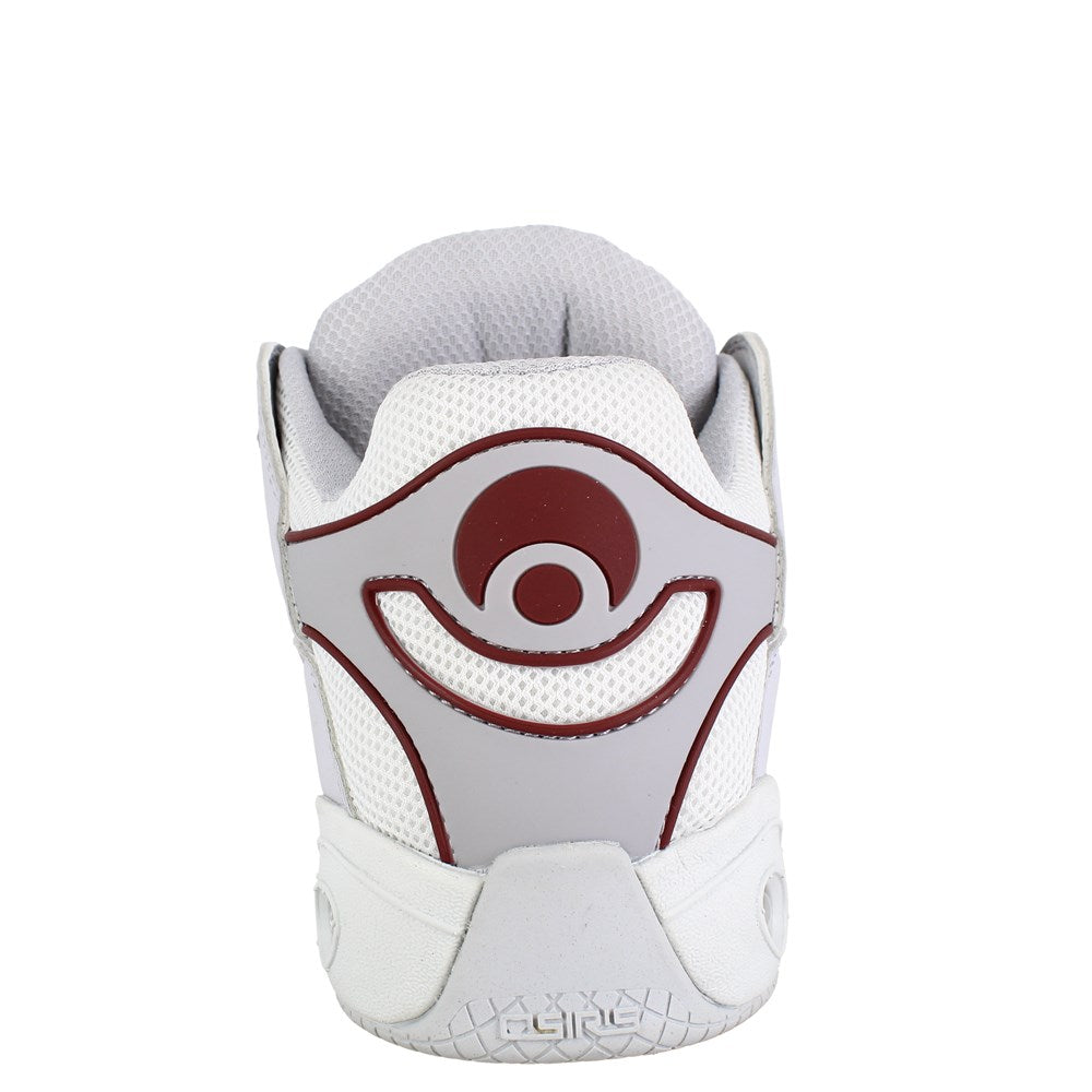 Osiris D3 OG Skate Shoes for Men - Grey/Grey/Maroon | High-Performance Sneakers for Skateboarding & Streetwear Fashion