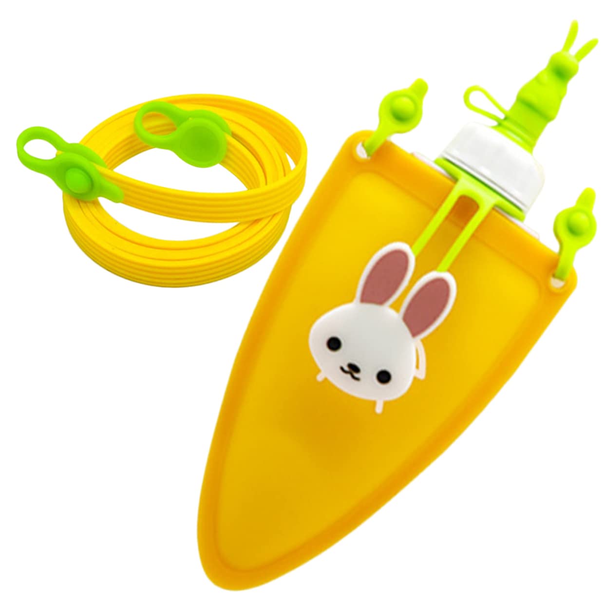Collapsible Silicone Water Bottle for Kids - Leak Proof, Portable Sports Drink Bottle with Straw & Misting Function for School, Gym, Hiking & Outdoor Activities