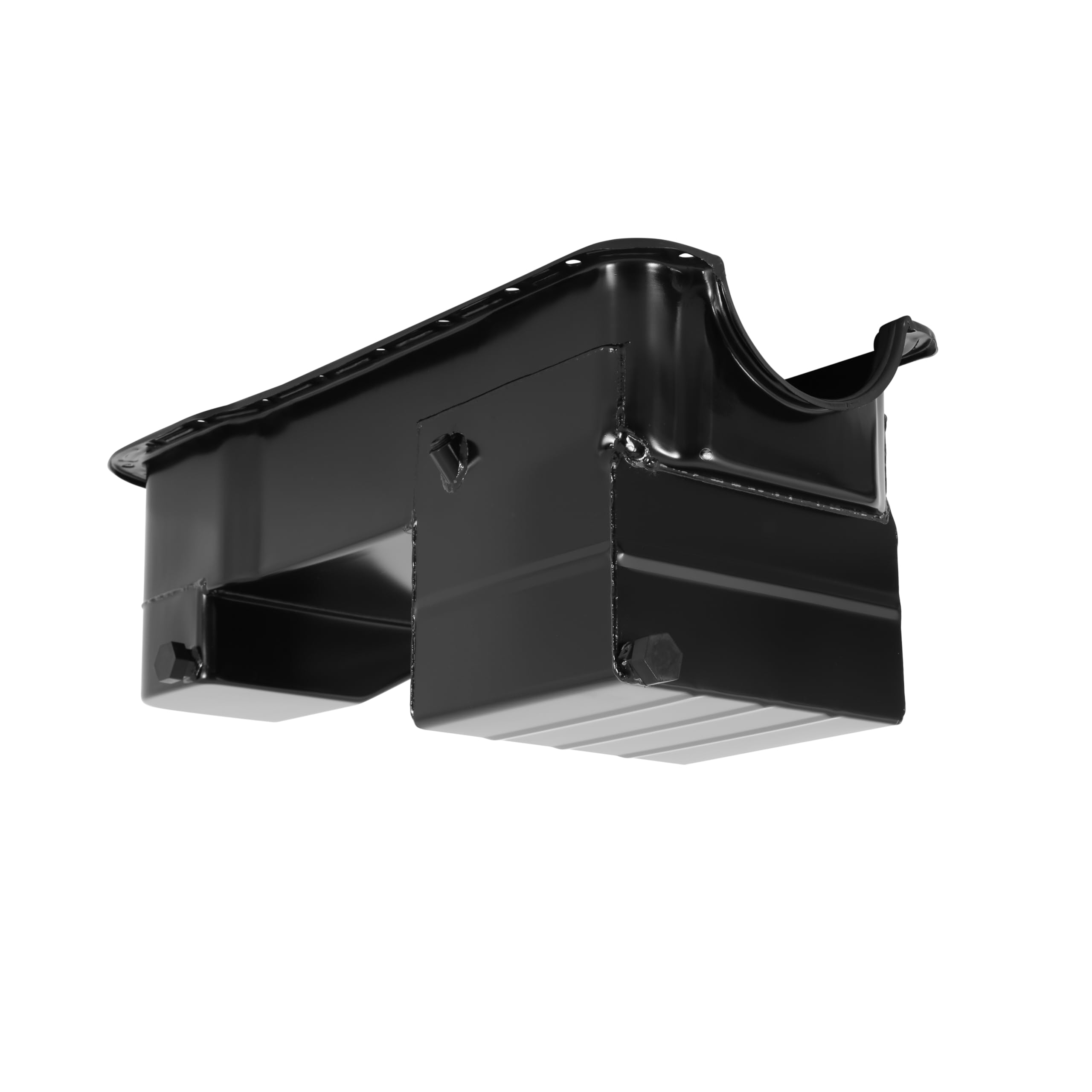 Weiand 5038WND Fabricated Oil Pan Kit - High Performance Aluminum Oil Pan for Chevy Small Block Engines - Perfect for Street Rods, Hot Rods, and Performance Upgrades