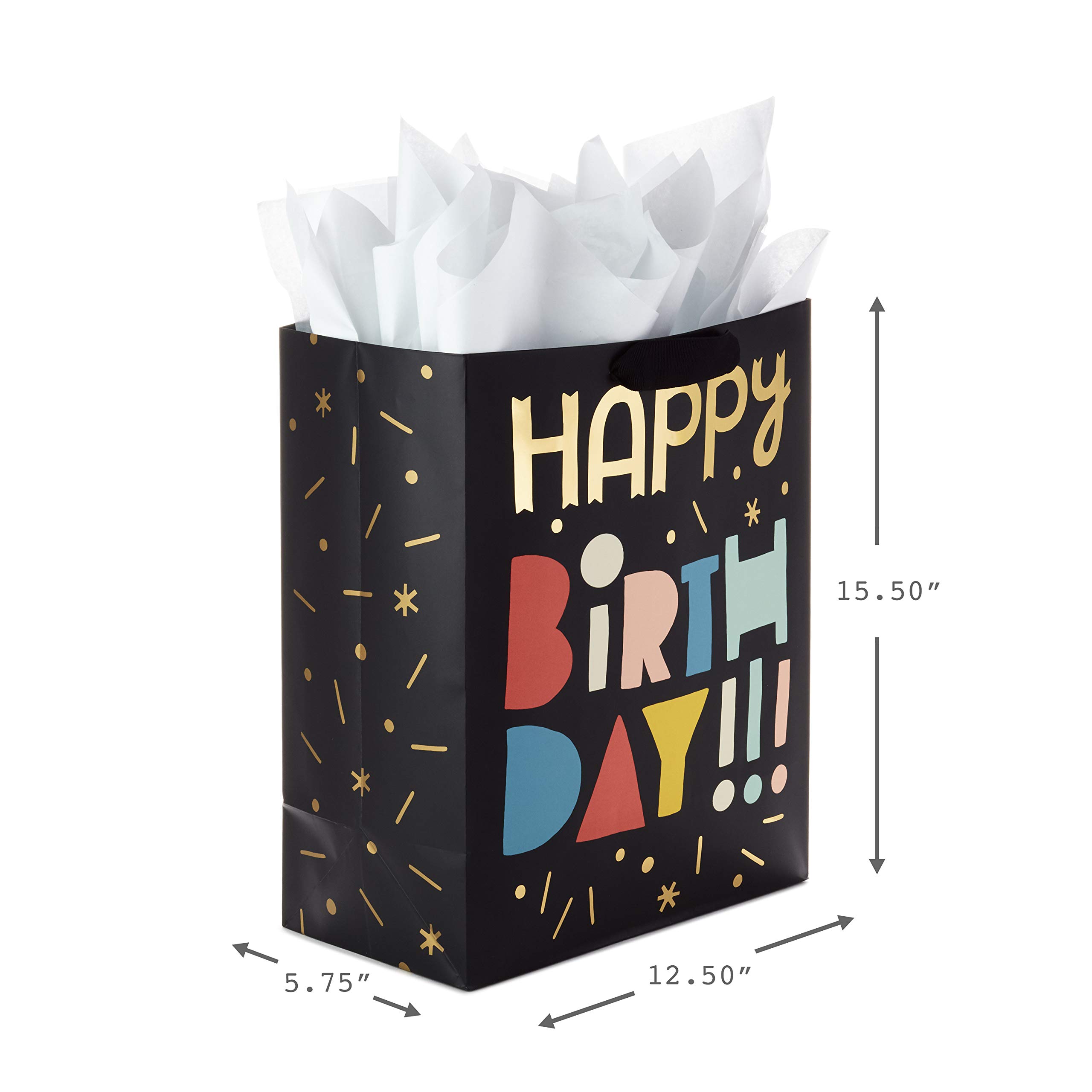 Hallmark Celebrate Gift Bags Assortment with Tissue Paper - Pack of 3 (2 Large 13
