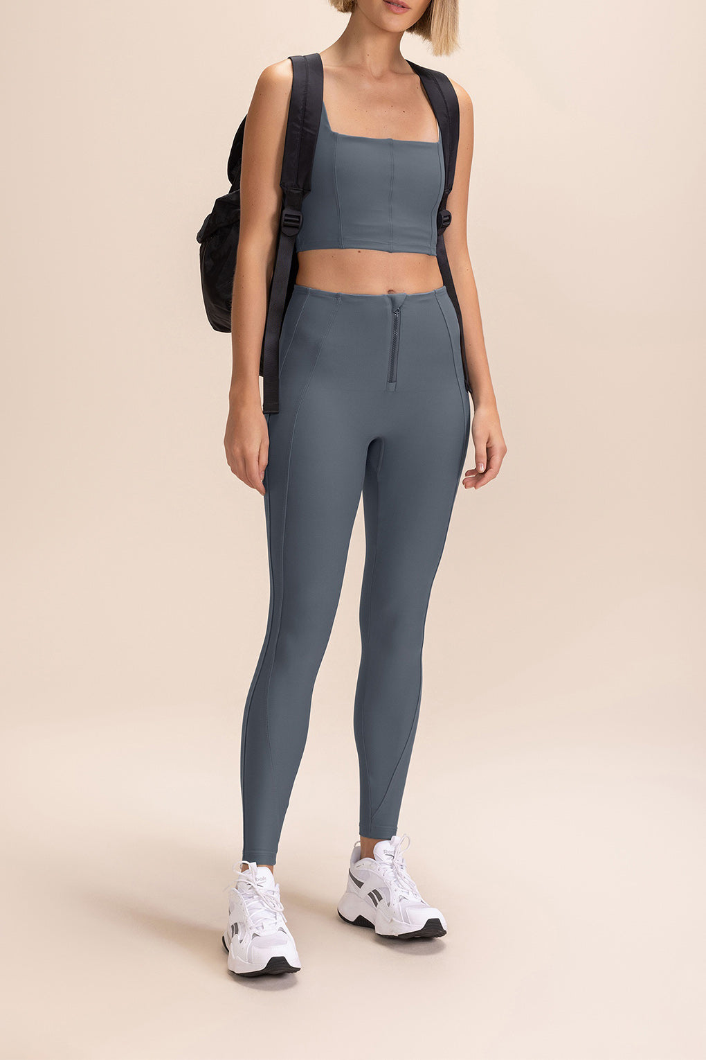 High Support Neoprene Sculpt Sports Bra for Women - Workout, Yoga, Running & Gym Fitness