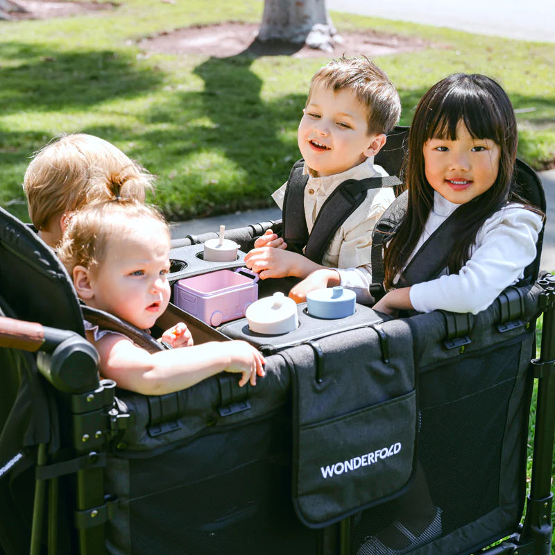 WonderFold Flex Snack Tray for Strollers & High Chairs | Portable Baby Feeding Tray - Perfect for On-the-Go Snacks, Meals & Playtime