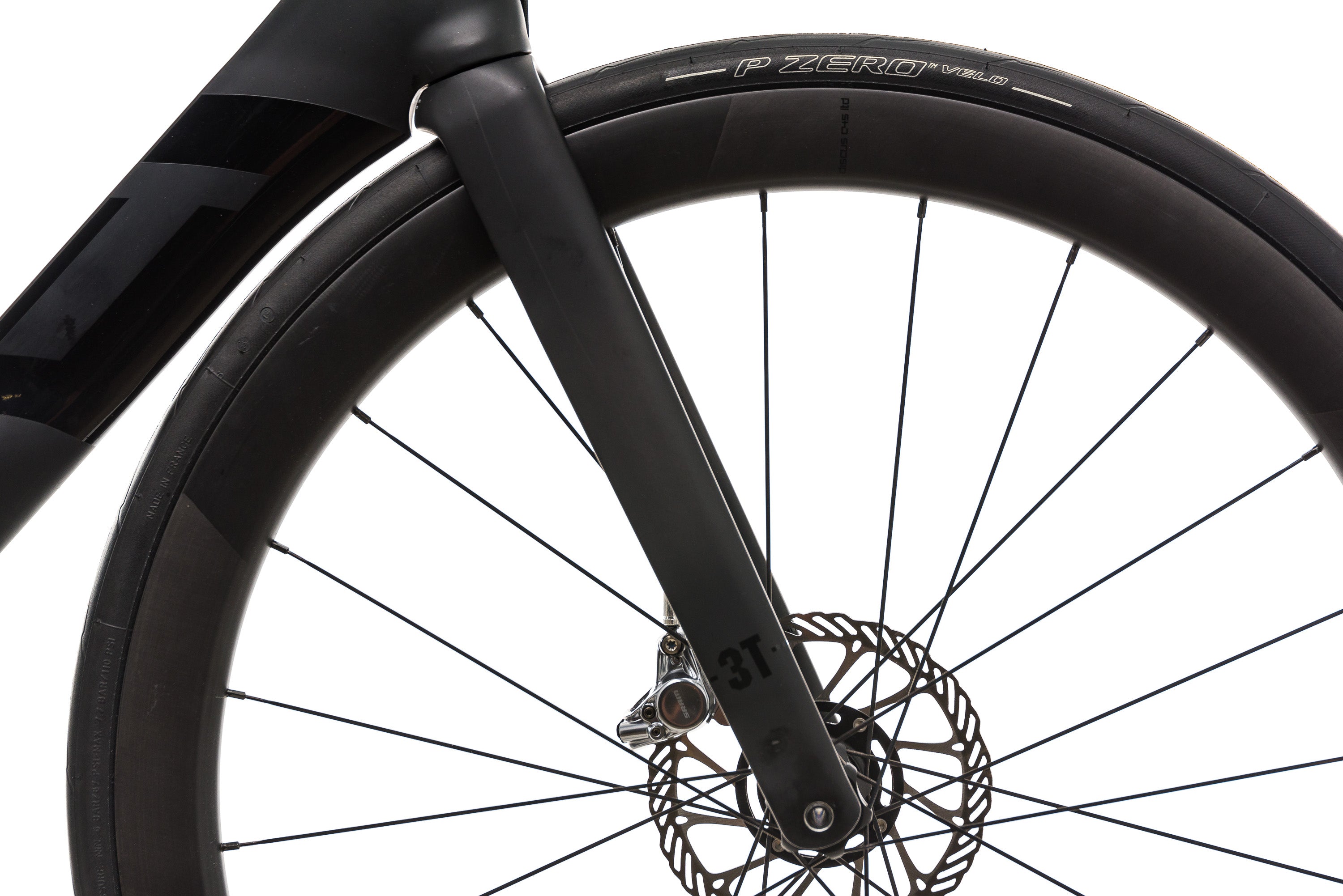 3T Strada Due Team Stealth Road Bike 2019 - Lightweight Carbon Frame, Small Size | Perfect for Competitive Cycling & Endurance Races