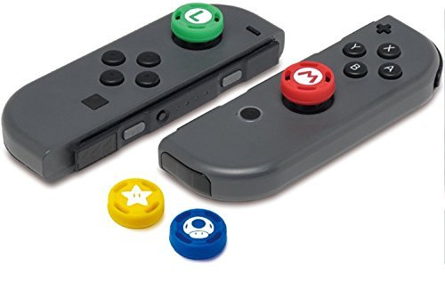 4-Pack Silicone Thumb Stick Grips for Nintendo Switch Joy-Con Controllers - Analog Joystick Caps for Enhanced Grip & Comfort - Perfect for Gaming, Travel, and Long Play Sessions