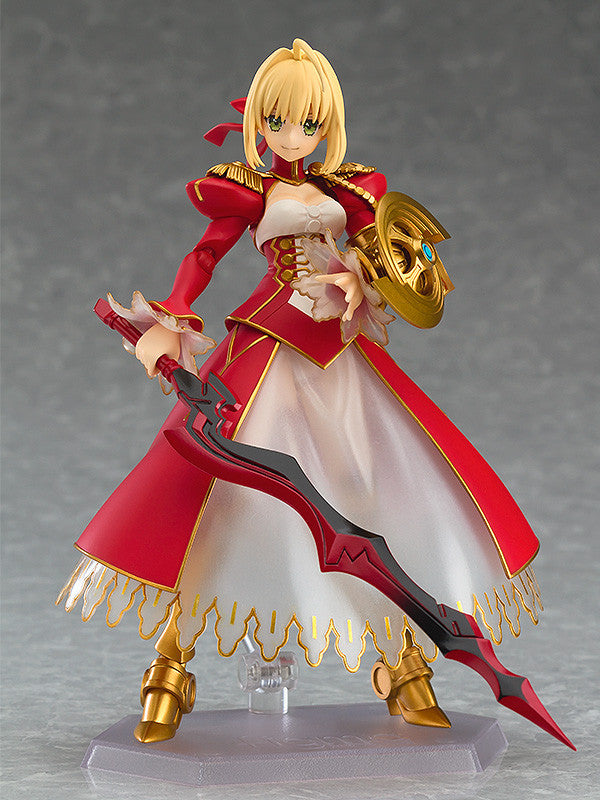 Figma #370 Saber/Nero Claudius Fate/Extella Action Figure - Collectible Anime Character Model for Display & Cosplay