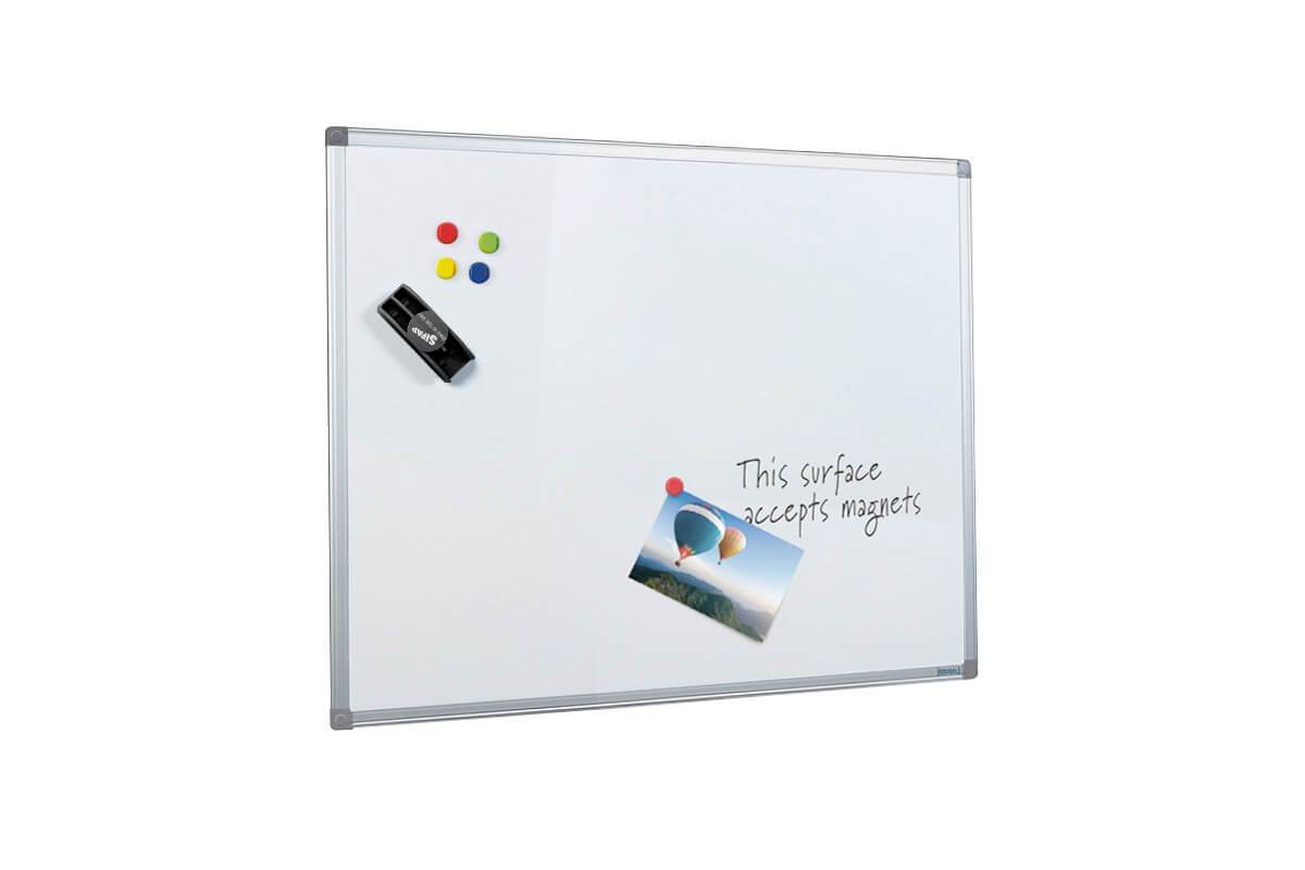 JasonL Commercial Magnetic Whiteboard with Silver Frame - Premium Dry Erase Board for Office, Classroom & Home Use - Ideal for Presentations, Teaching & Organizing