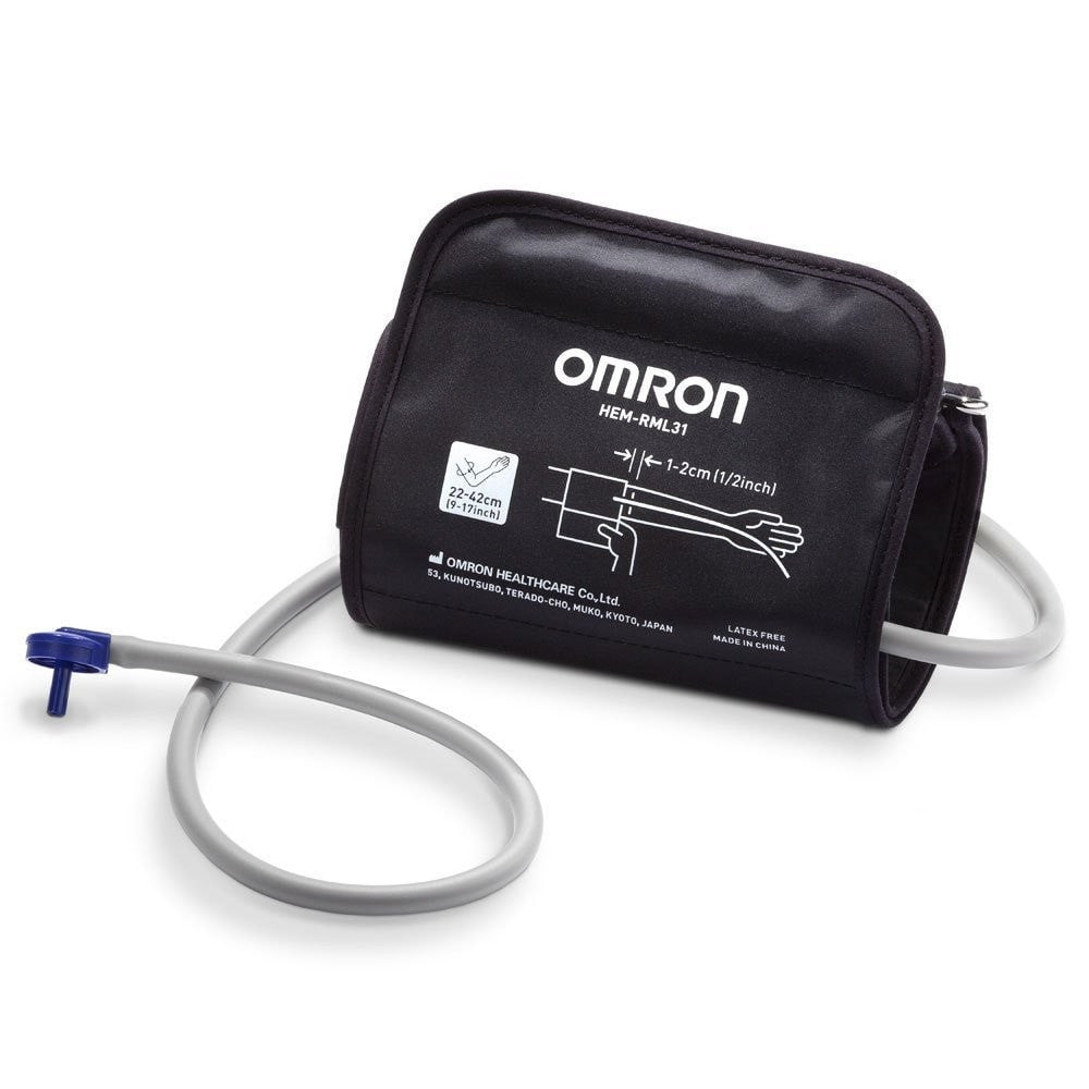 Omron CD WR17 Replacement Cuff - Black D-Ring Design for Blood Pressure Monitor | Perfect for Home Health Monitoring & Doctor's Office Use