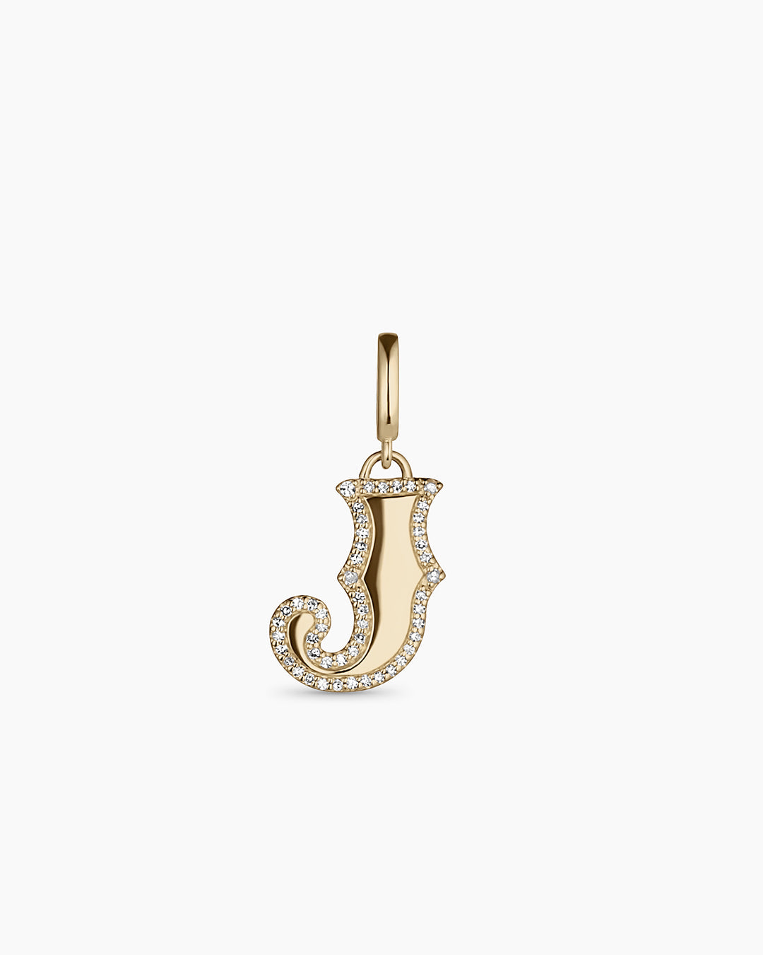 Diamond Era Alphabet Charm Pendant - A-Z Initial Letter Necklace for Women, Personalized Jewelry Gift for Her - Perfect for Birthdays, Anniversaries, and Special Occasions