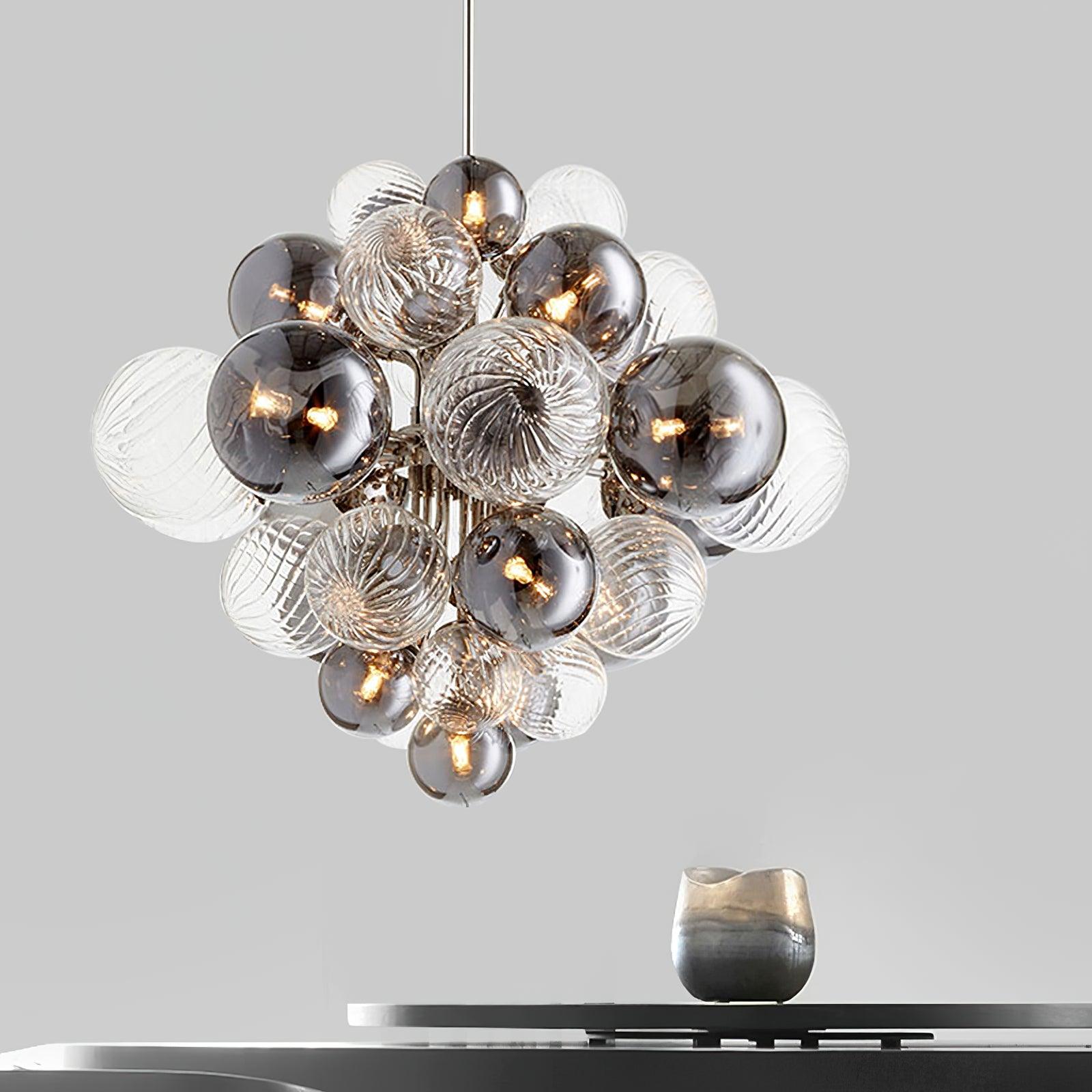 Pallocino Crystal Chandelier - Elegant Modern Ceiling Light Fixture for Dining Room, Living Room & Bedroom | Perfect for Home Decor & Luxury Interior Design
