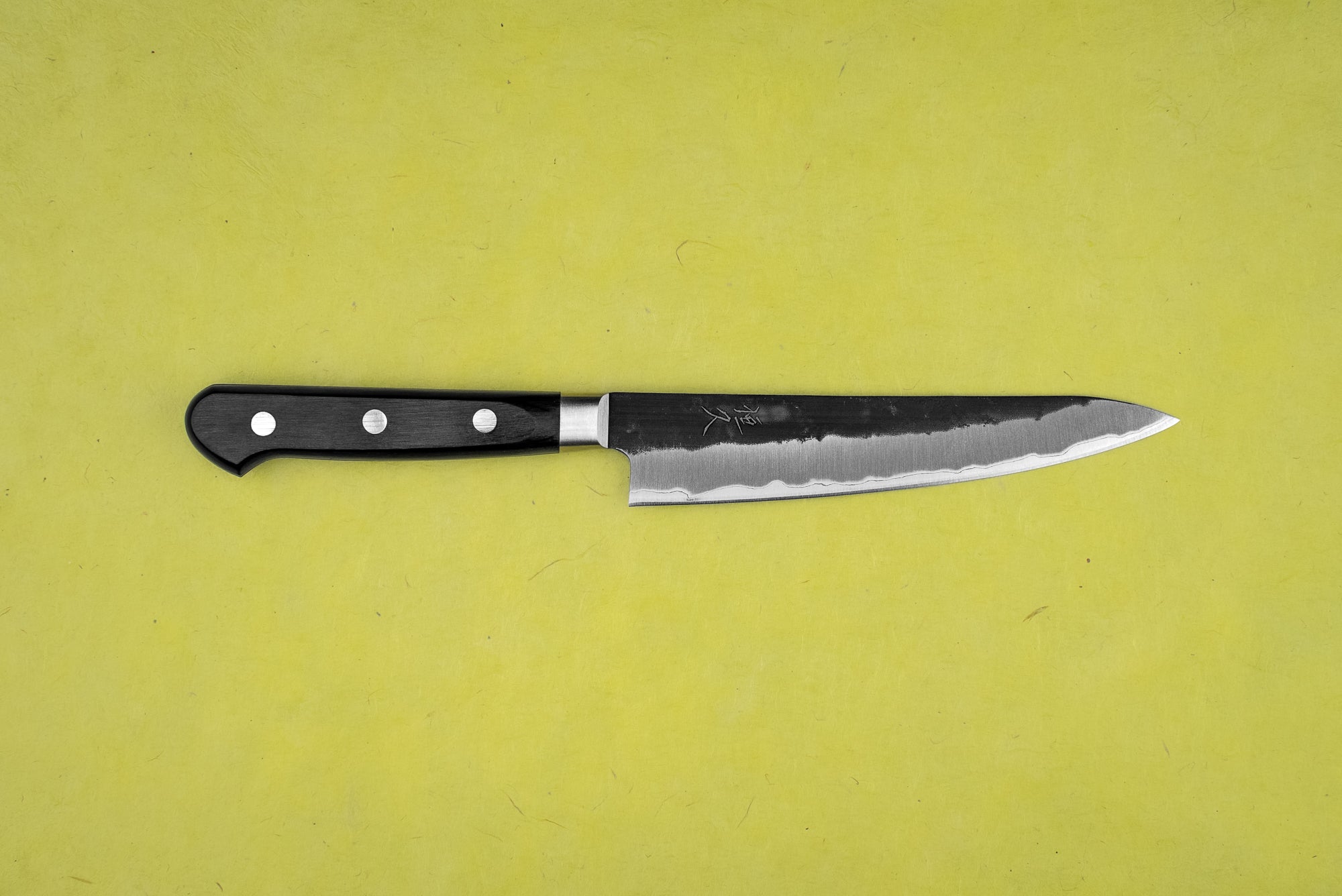 Tsunehisa AS/S Nijuni Kurouchi Nashiji Western Petty Knife 135mm - Premium Japanese Kitchen Knife for Precise Slicing, Chopping & Garnishing