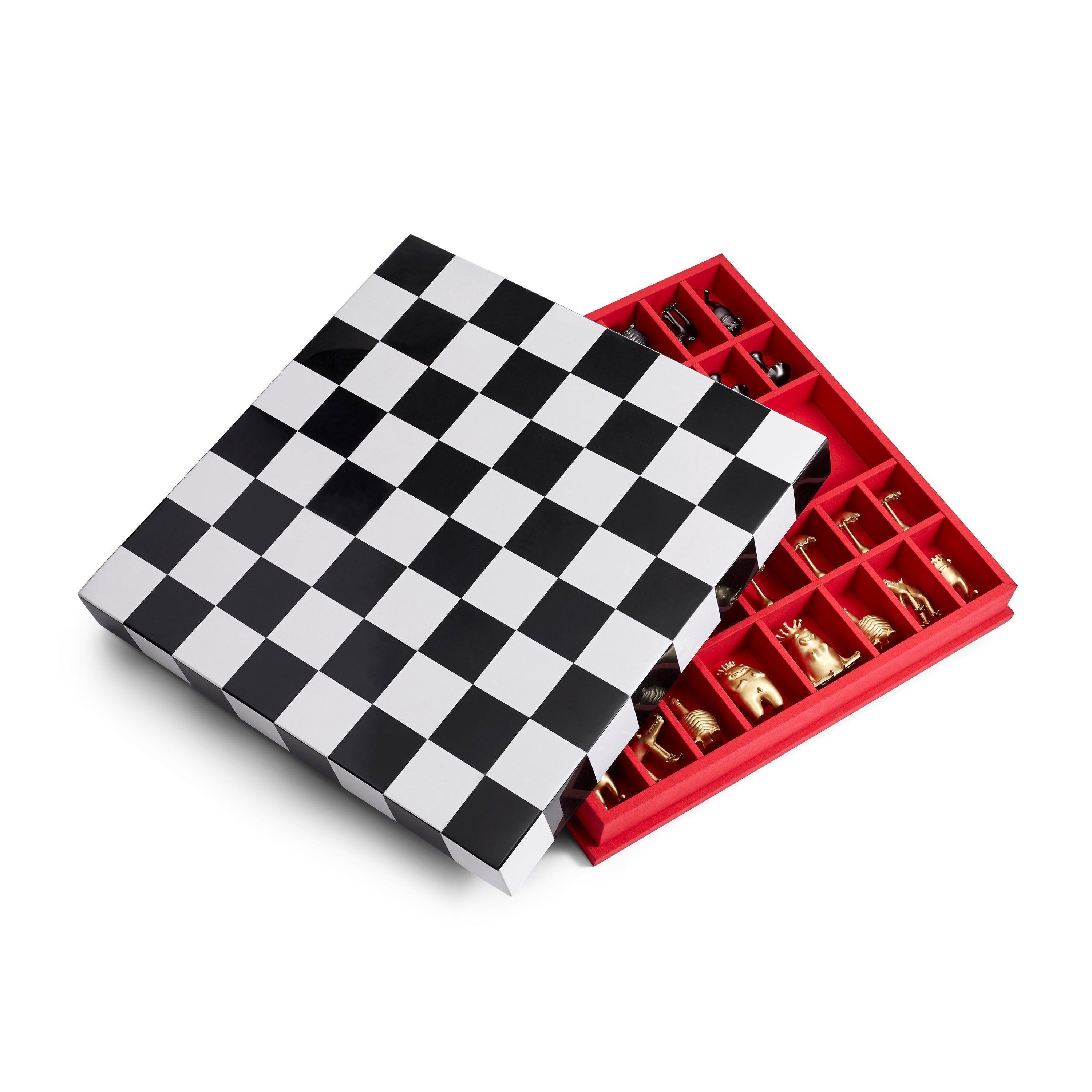 Premium Haas Chess Set - Handcrafted Wooden Chess Board with 32 Staunton Pieces - Perfect for Home, Office, and Tournament Play