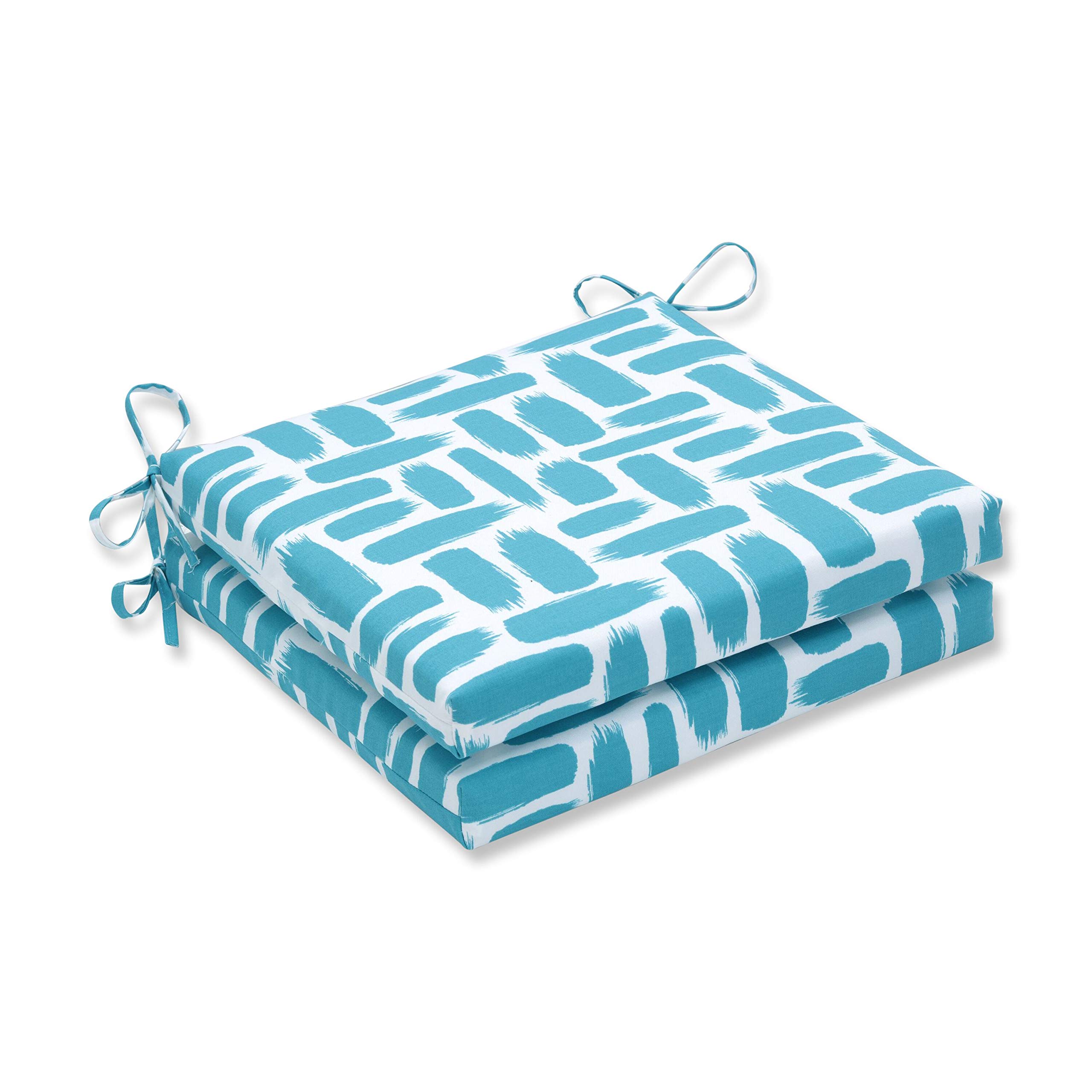 Premium Baja Turquoise Square Corner Seat Cushions 20
